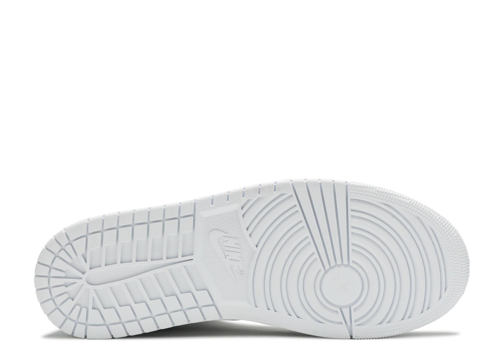 Nike Air Jordan 1 Mid Triple White Shoes 554724-130 554725-130 GS  Men's Sizes