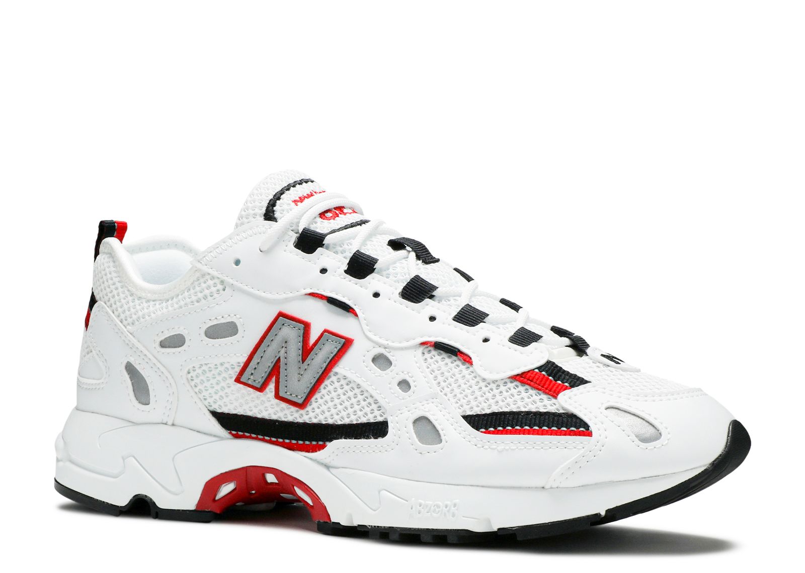 しろ New Balance 827 Abzorb White Grey Men's - ML827AAD - US