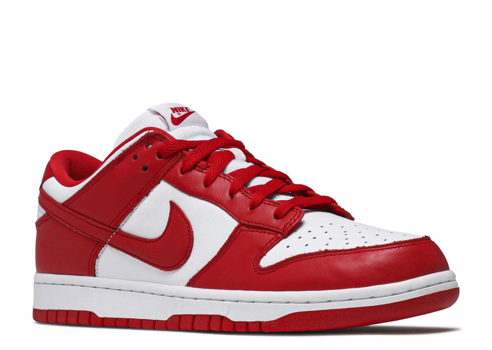Nike Dunk White & University Red. Size 6 Men’s (7.5 Women’s) Nike Dunk Low Retro White Black University Red Men main image 2