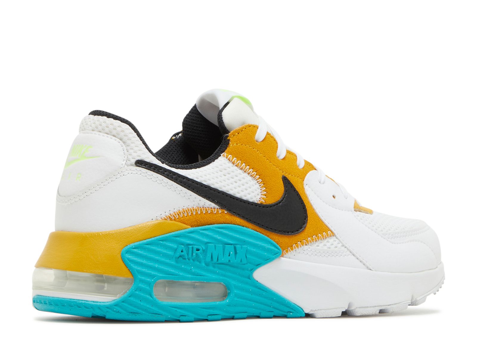 tenis nike air max excee golden yellow turquoise