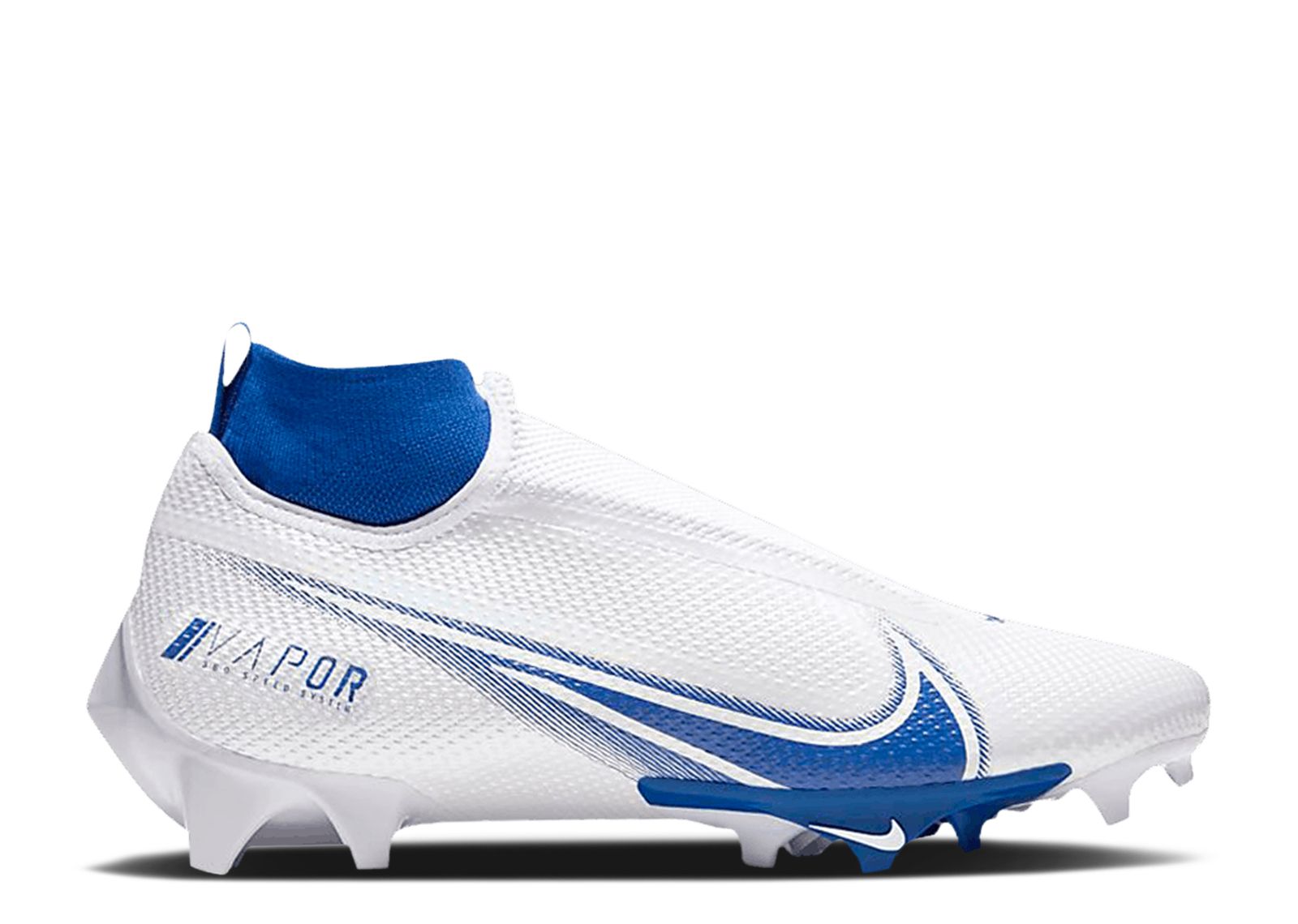 Nike Vapor Edge Pro 360 Football Cleats White/Game Royal Men\'s Size AO8277-101 Nike Vapor Edge Pro 360 Football Cleats Men main image 4