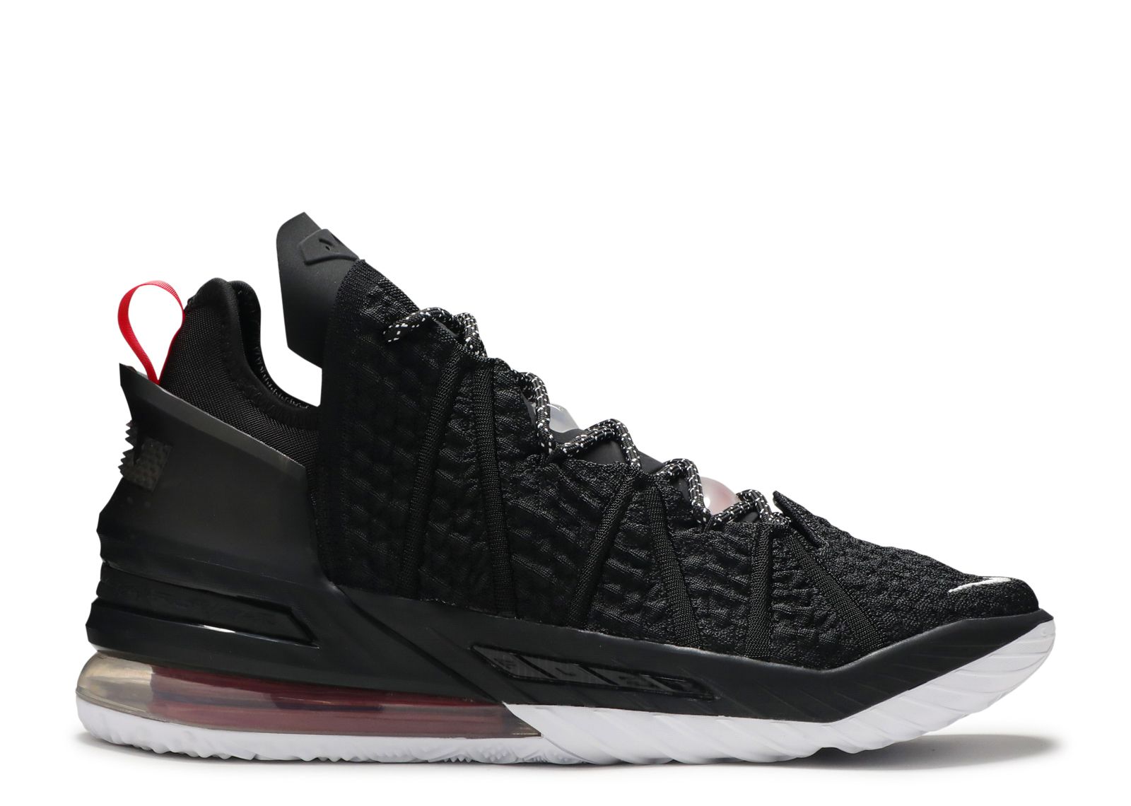 lebron 18 black and red