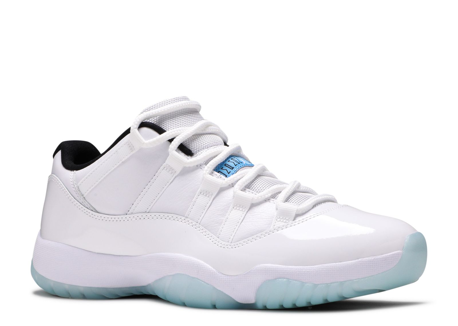 Low top blue deals and white 11s