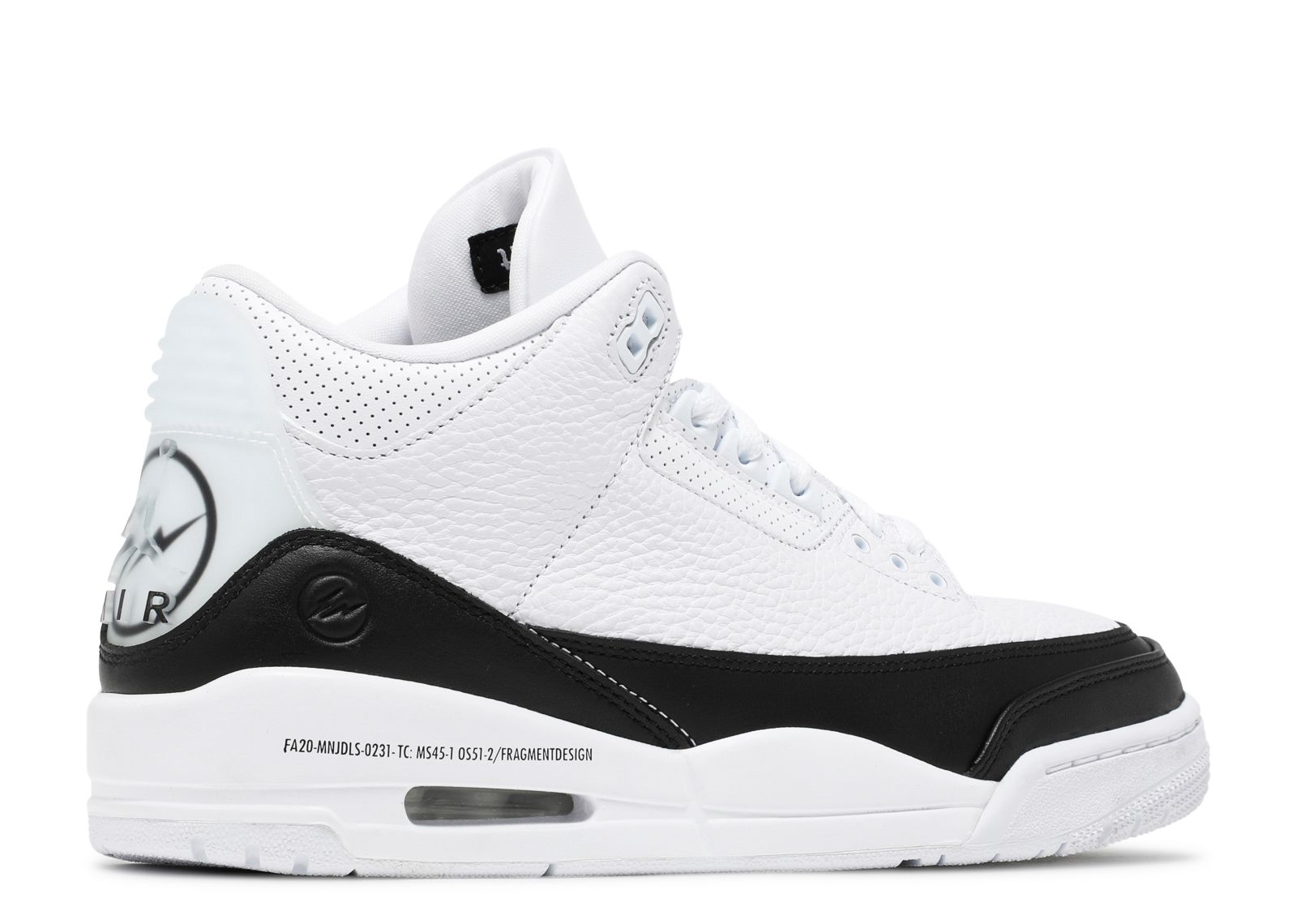 black and white jordans 3