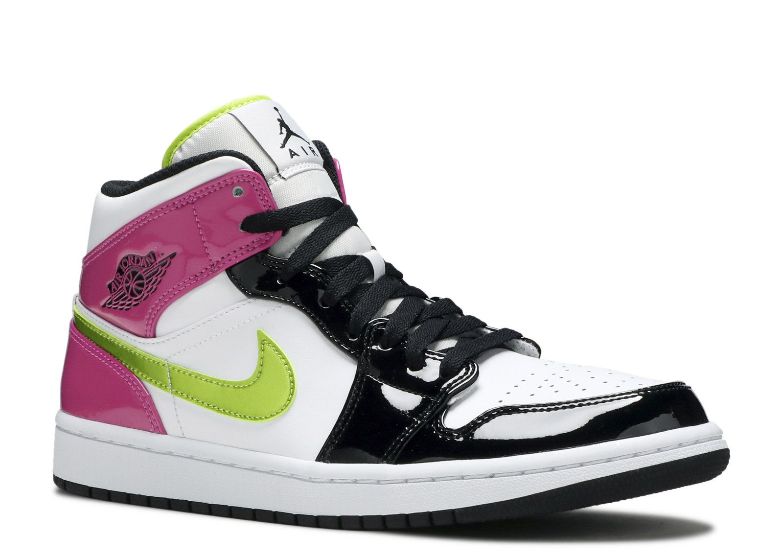 white cyber active fuchsia jordan 1