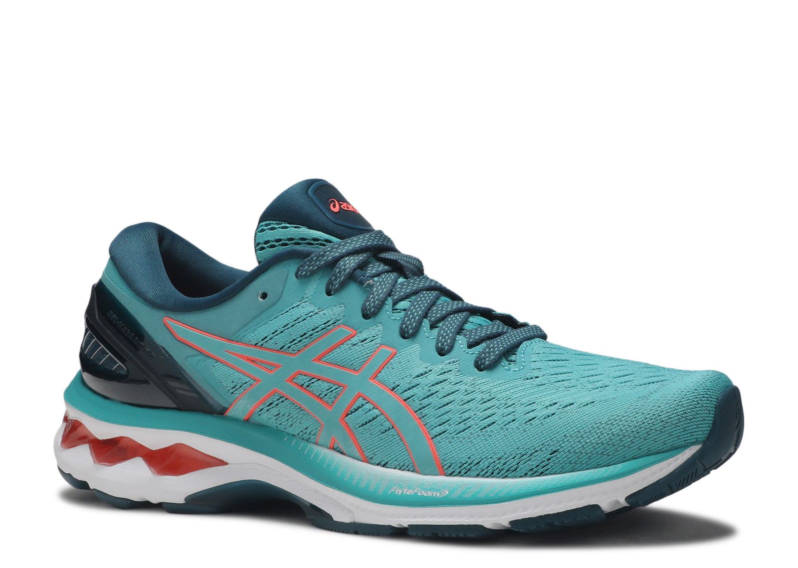 asics gel kayano 27 techno cyan