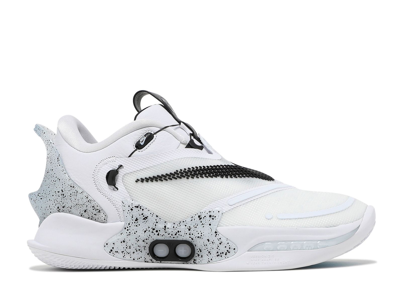 Nike adapt bb black on sale white