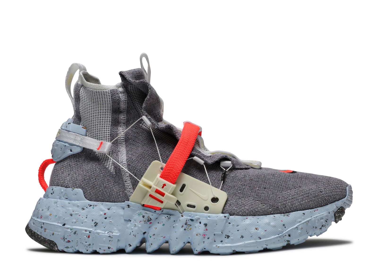 Space Hippie 03 'This Is - Nike - CQ3989 001 - grey/chambray blue/total crimson | Flight Club