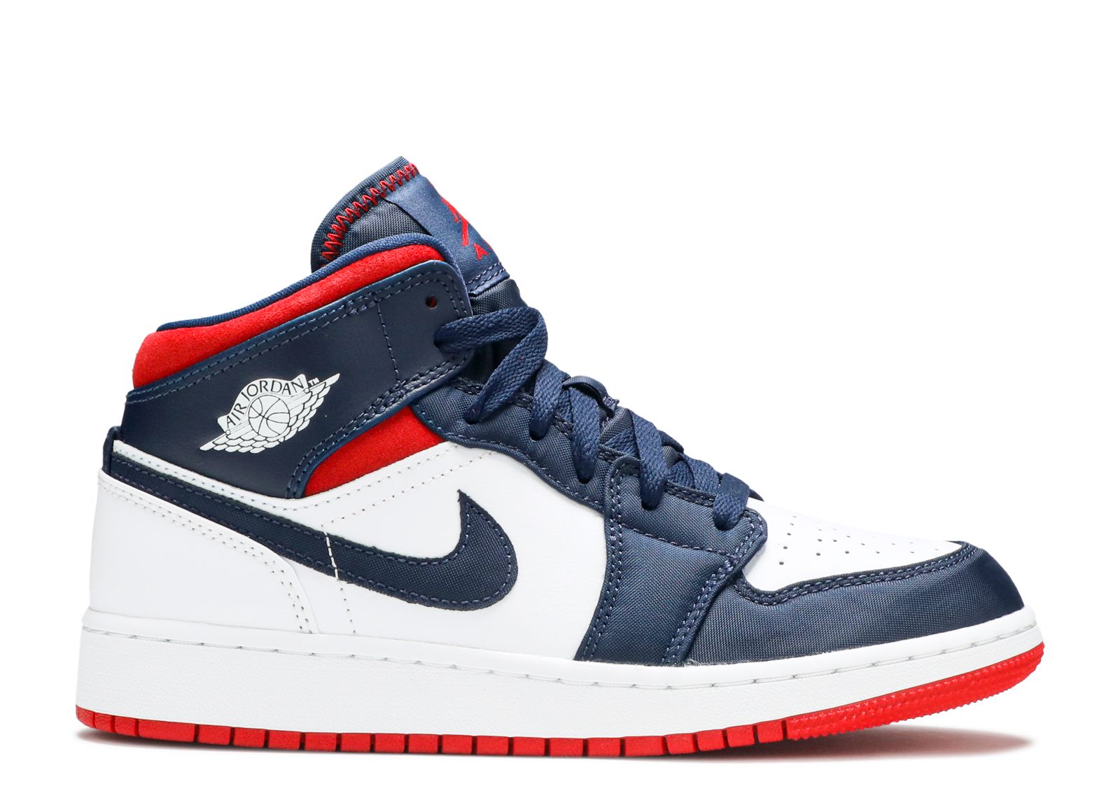 Air Jordan 1 Mid GS 'USA Olympic' - Air 