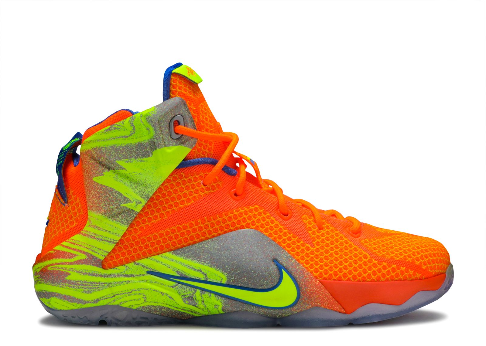 Lebron 12 sale orange volt