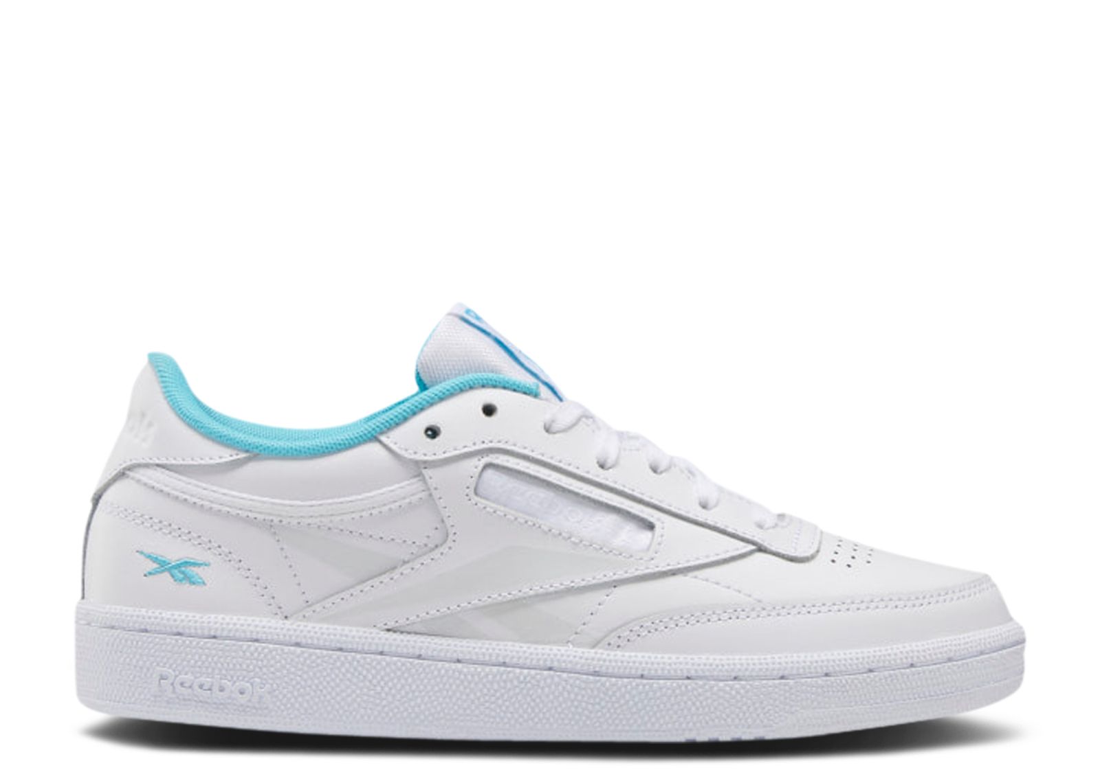 Wmns Club C 85 'White Neon Blue'