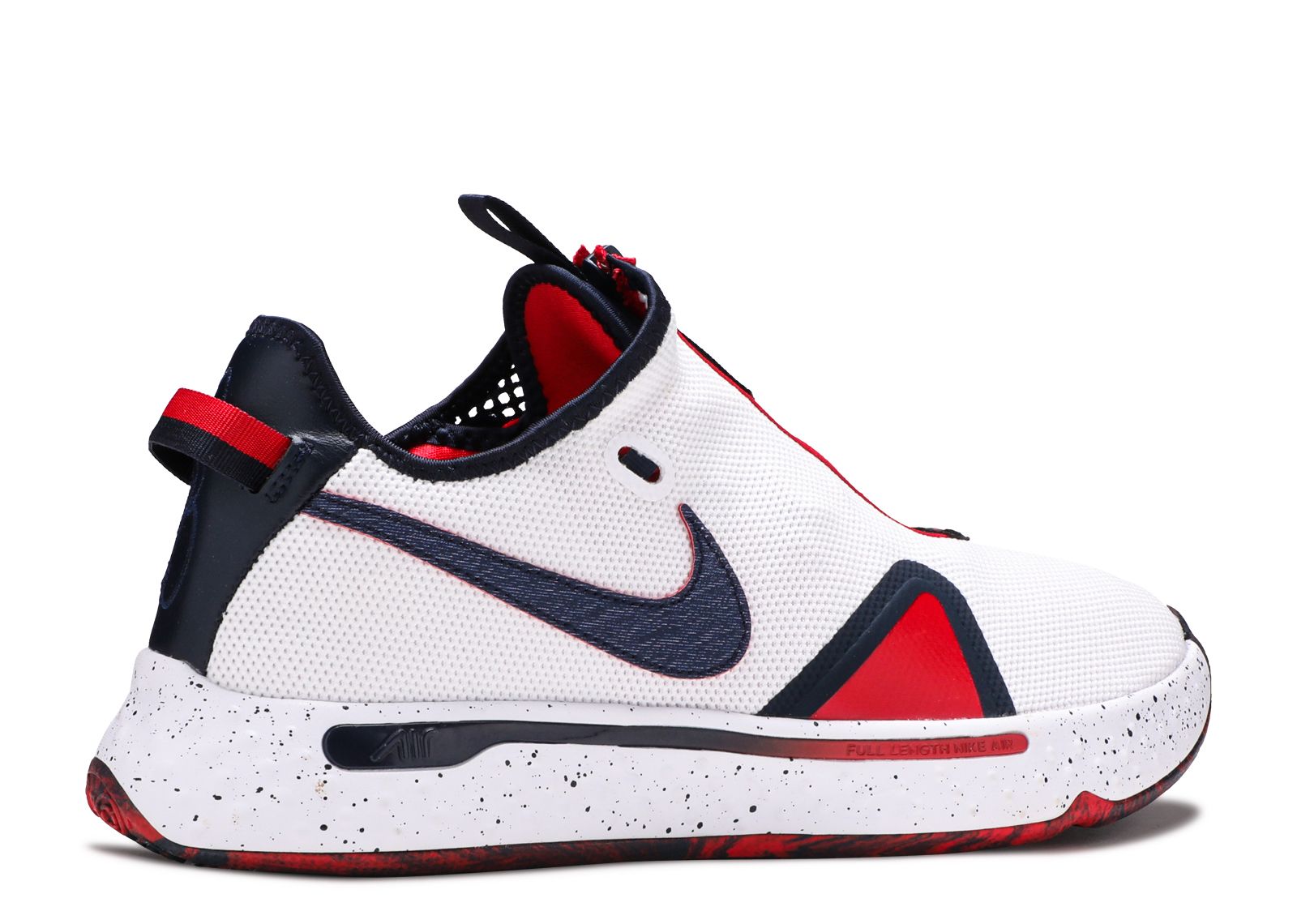 NIKE PG 4 USA PAUL GEORGE CD5079-101 White/Red/Navy Men’s Basketball Shoes  SZ 8