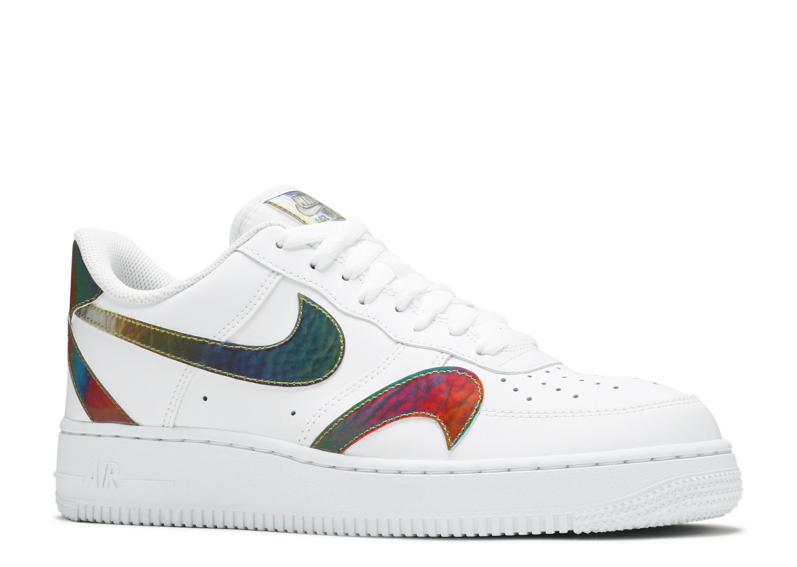 BUY Nike Air Force 1 Low Misplaced Swooshes Black Multicolor