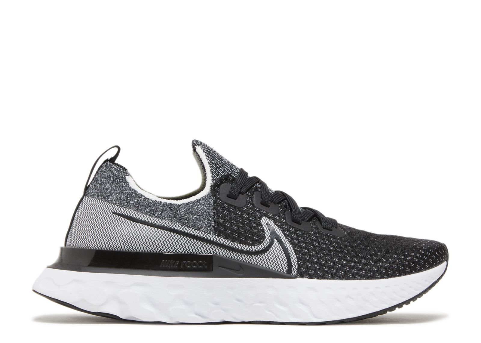 Nike React Infinity Run Flyknit CD4371-012 Black /White Running Men\'s Size 12.5 Men main image 3