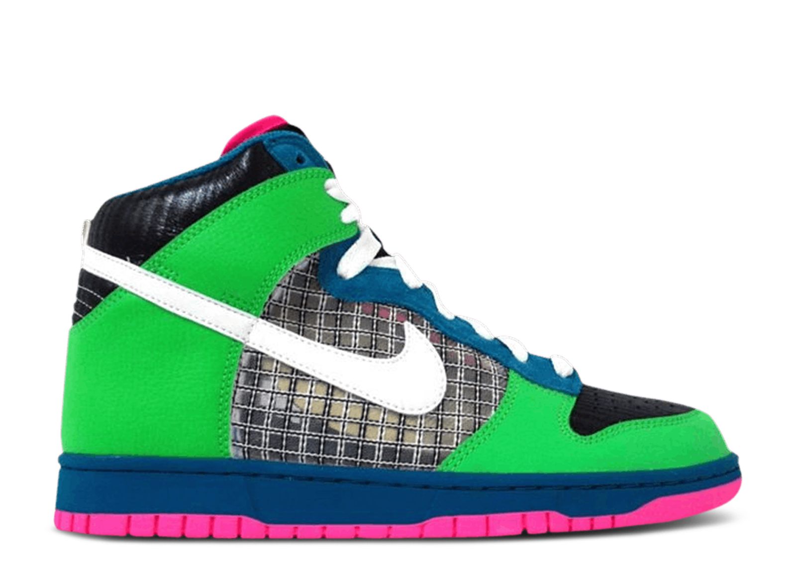 Wmns Dunk High 6.0 'Neon Green Pink' - Nike - 342257 311 - neon ...