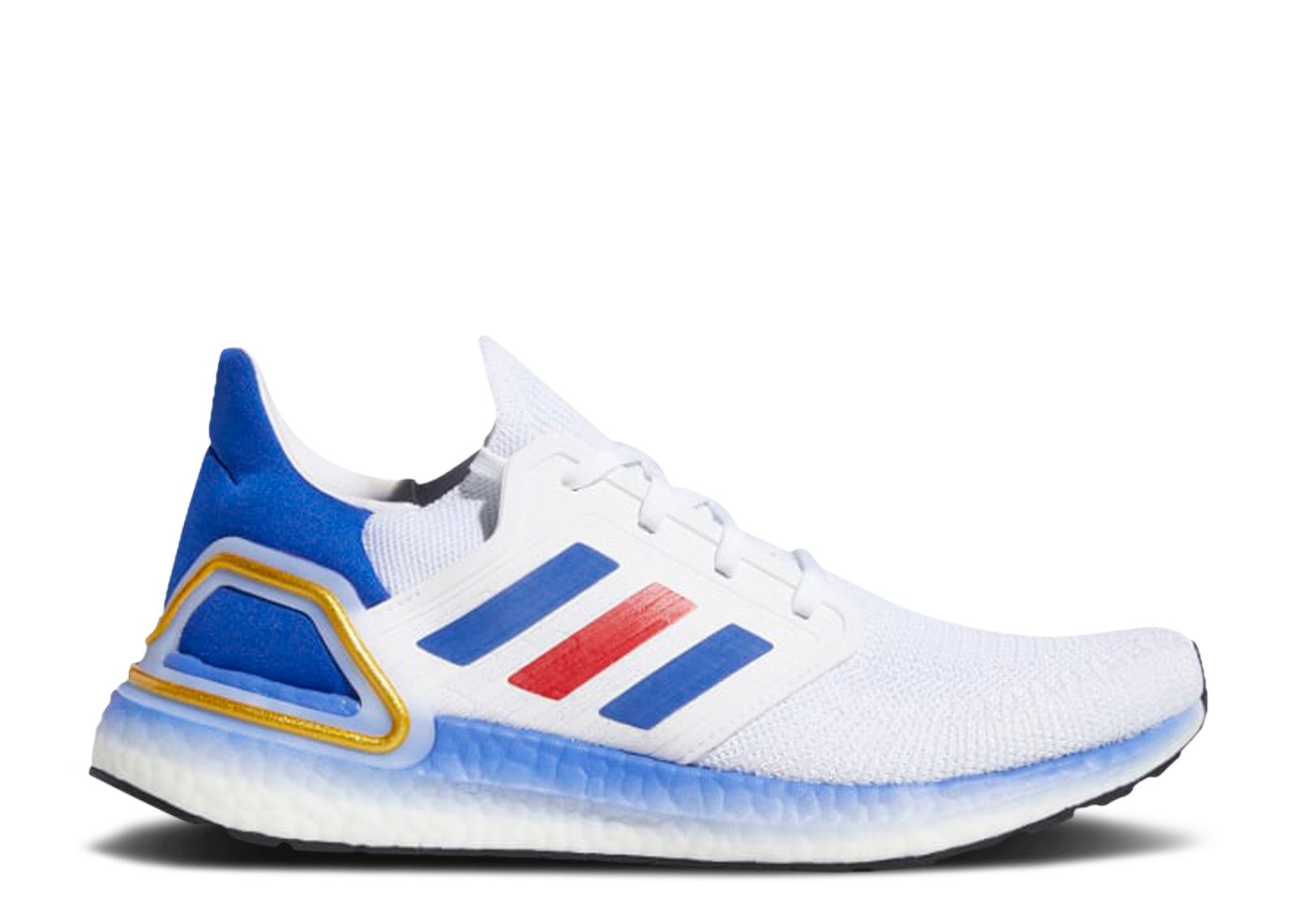 UltraBoost 20 USA Adidas FY9039 cloud white royal blue scarlet Flight Club