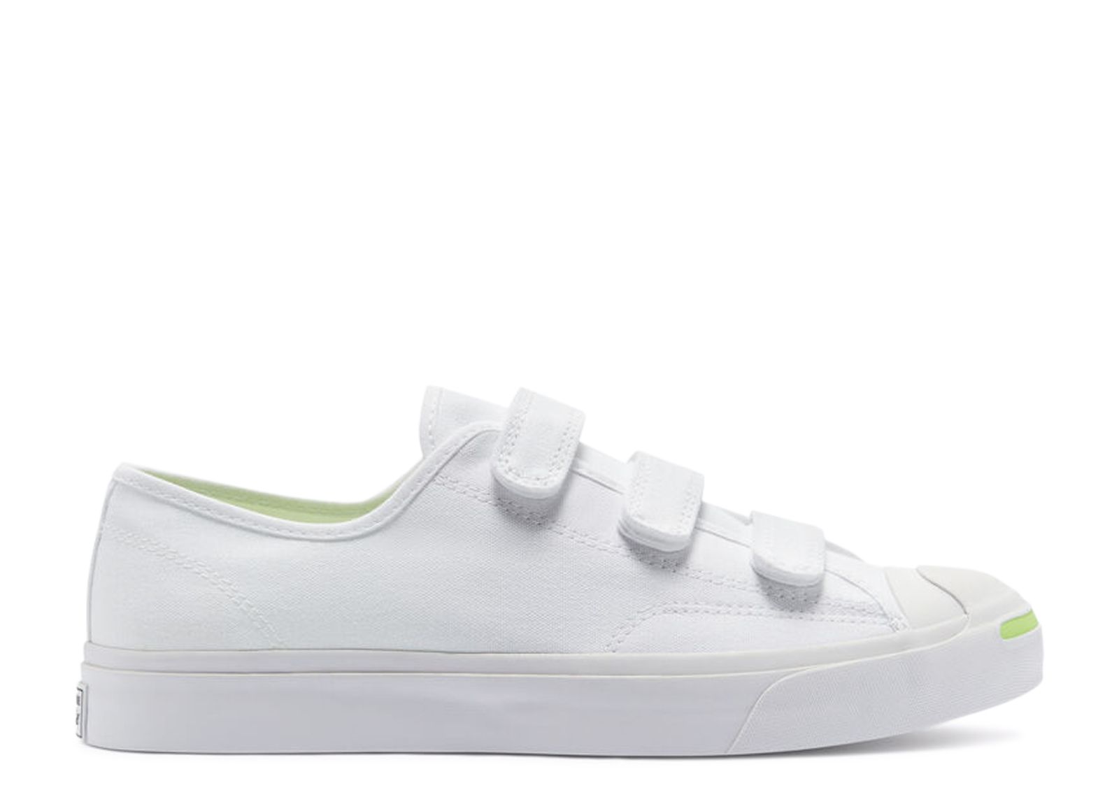 Jack Purcell Low Easy On White Ghost Green Converse 168137C white white ghost green Flight Club