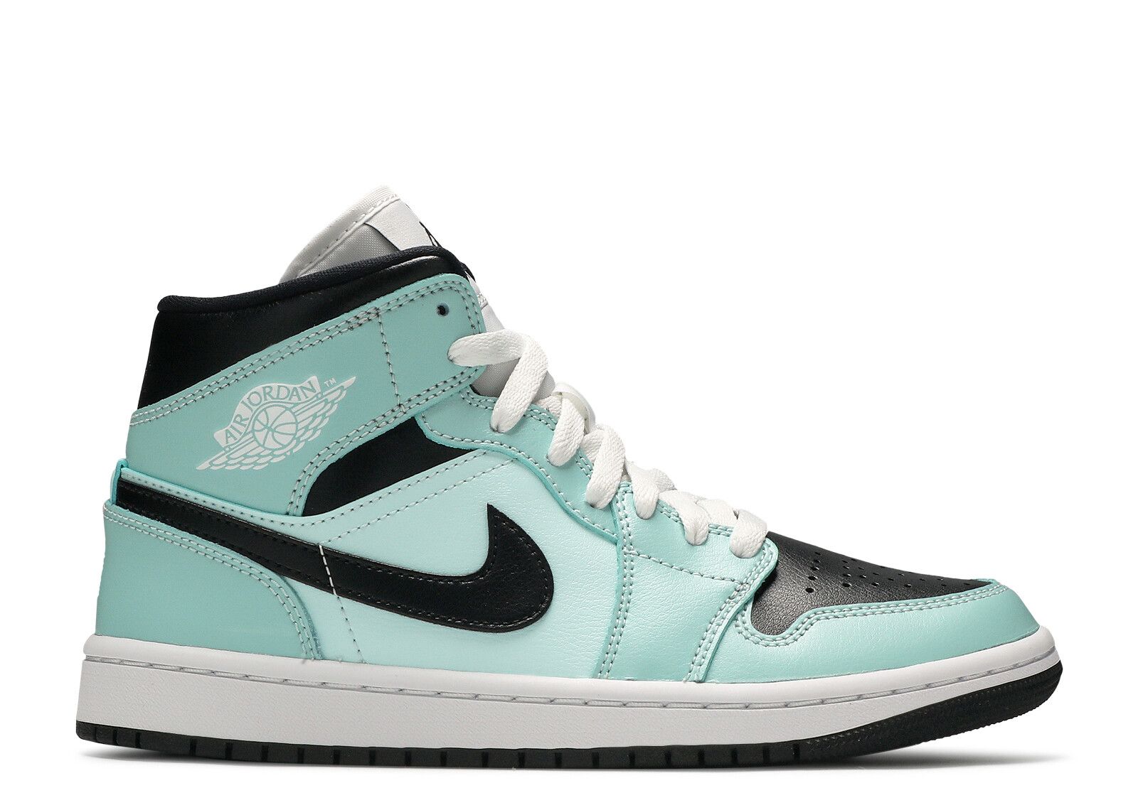 Wmns Jordan 1 Mid 'Aqua Black'