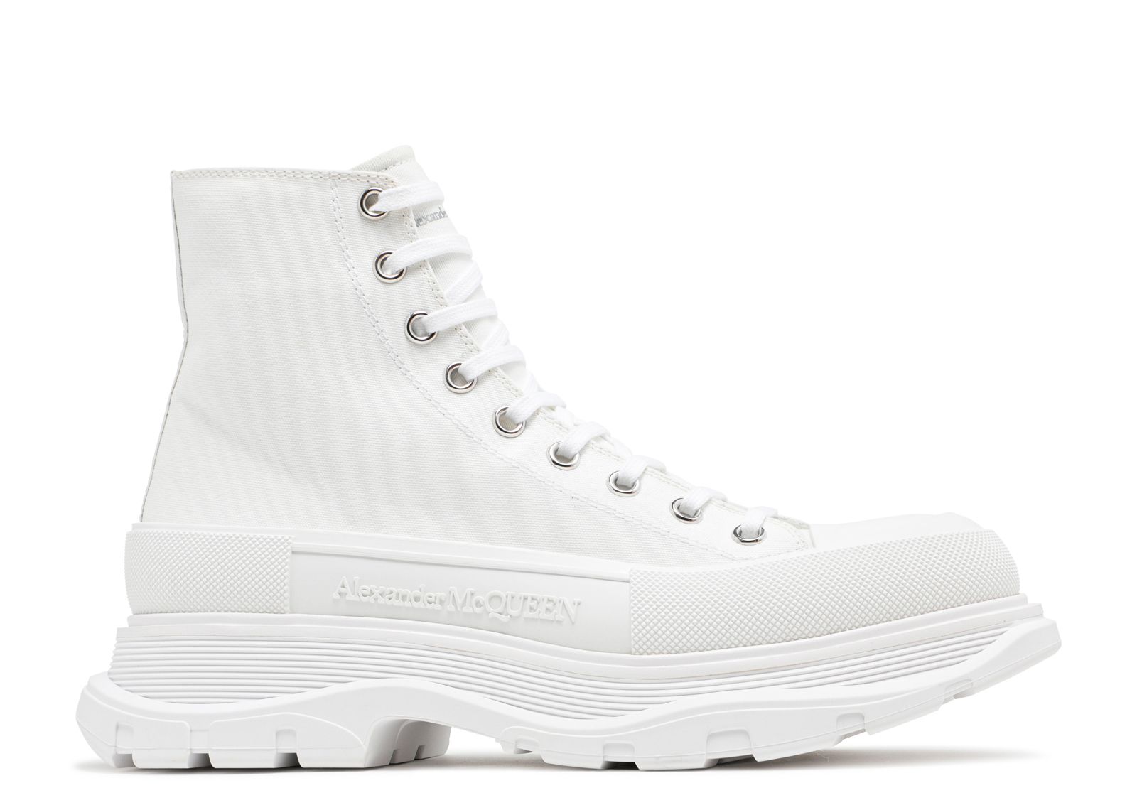 【alexander mcqueen】Tread Slick Boots / 604254 W4L32 1070 Buy Alexander McQueen Tread Slick Boots 'Black White