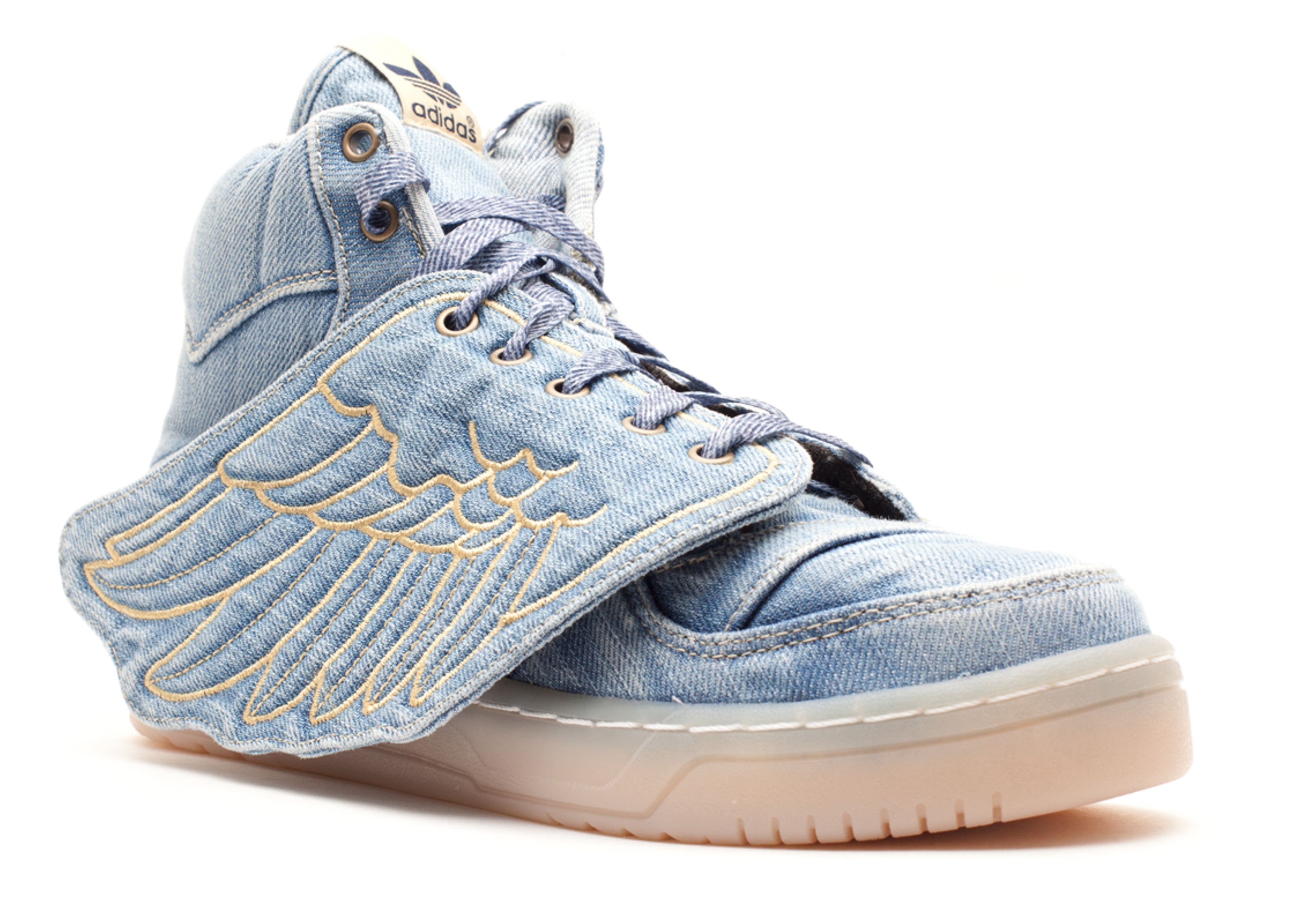 JS Wings 'Denim' - Adidas - V24621 - supcol/whtvap/black1 | Flight Club