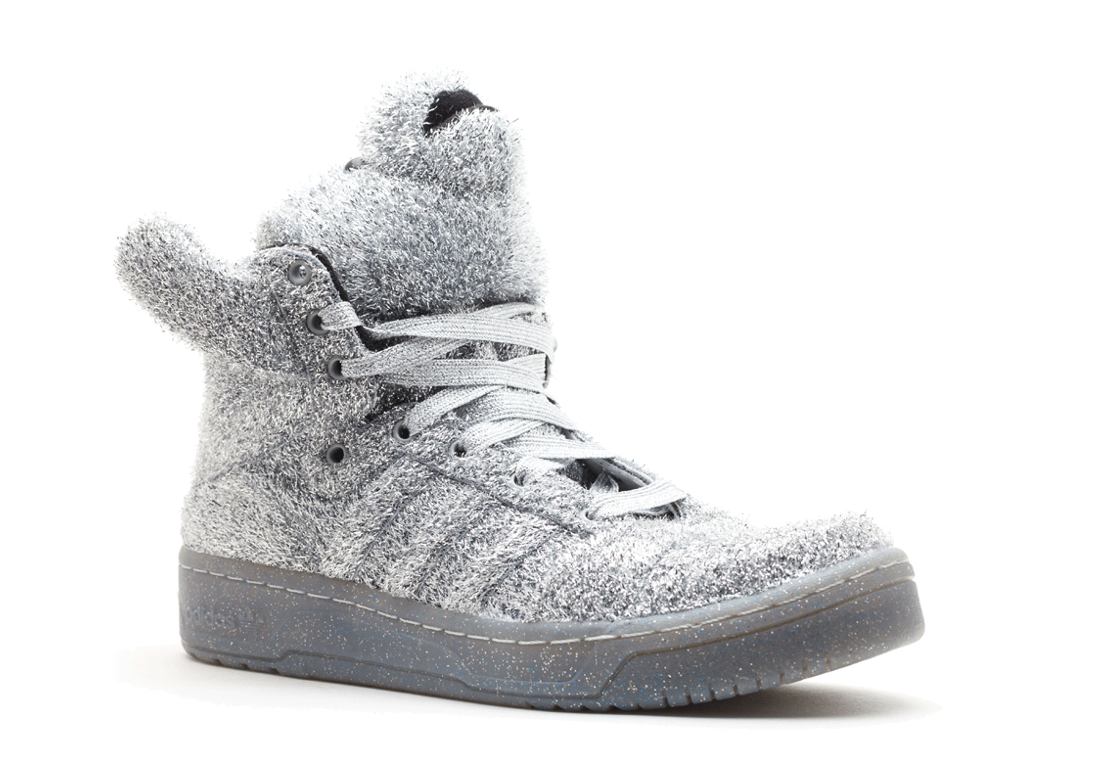adidas gazelle silver green womens Adidas Jeremy Scott 'Camo Bear' Sneakers 43 1/3 eu – único13 main image 1