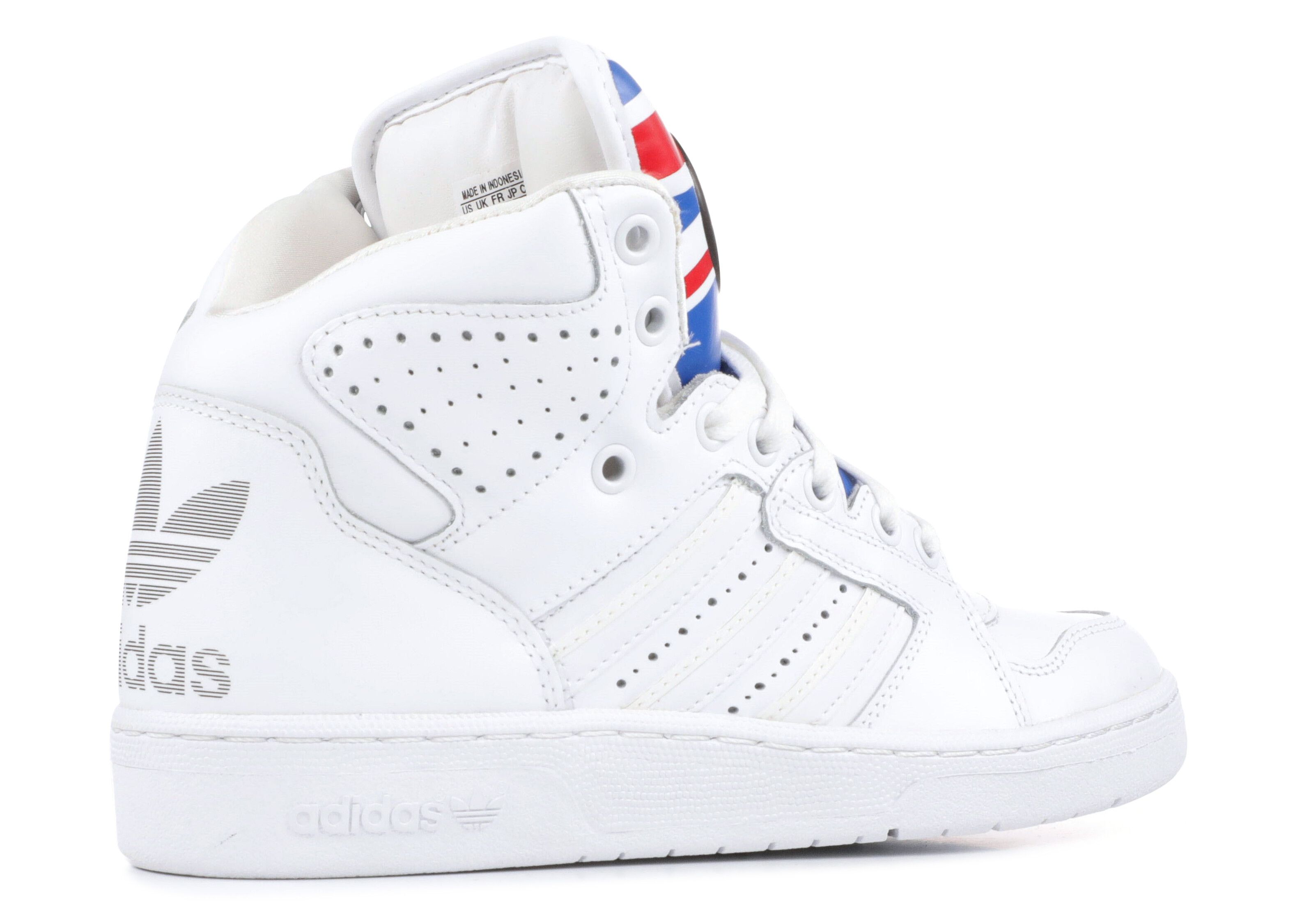 adidas gazelle silver green womens adidas Originals by Jeremy Scott - S/S 2012 - JS Instinct Hi (white)
