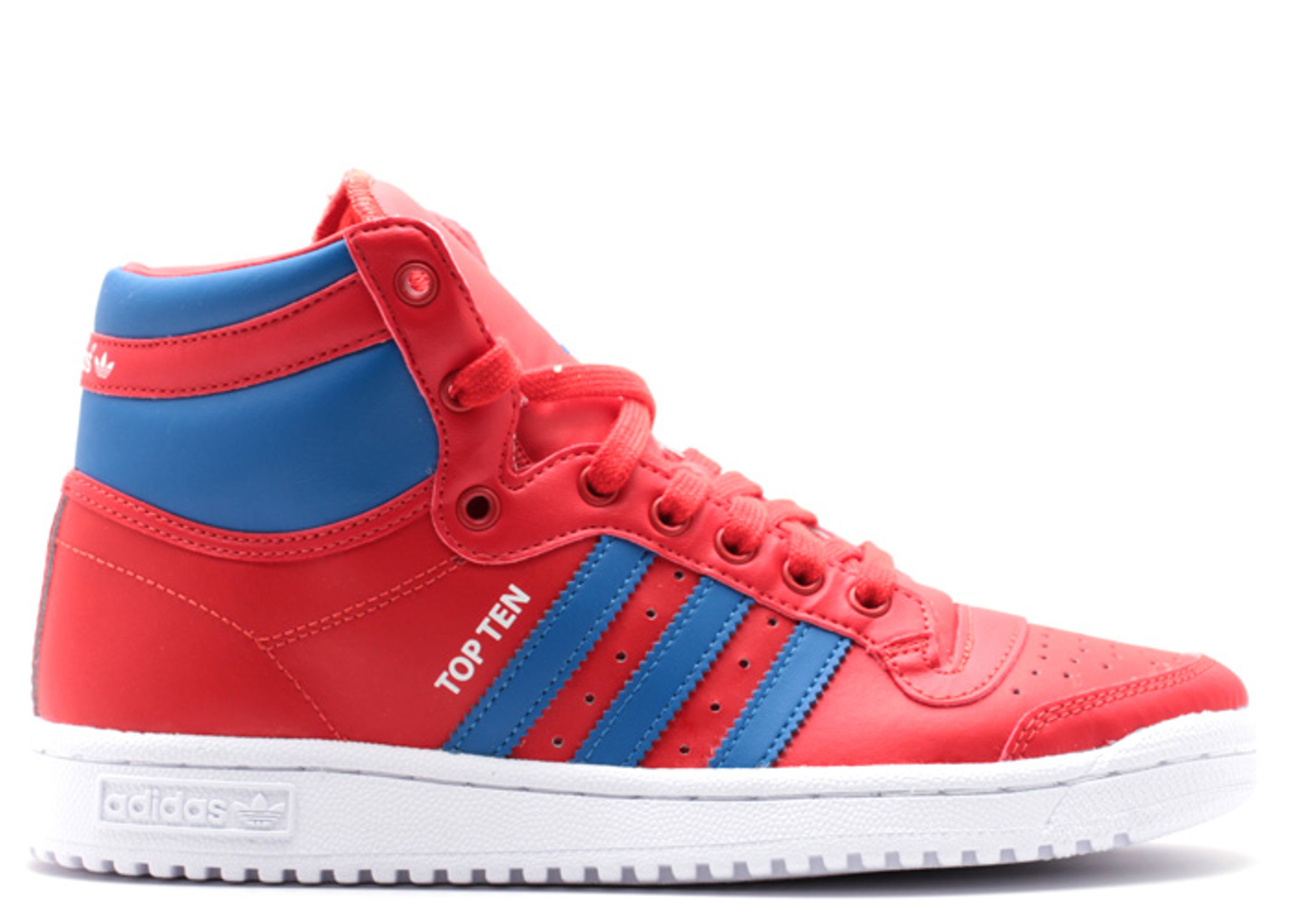 adidas top ten red white and blue