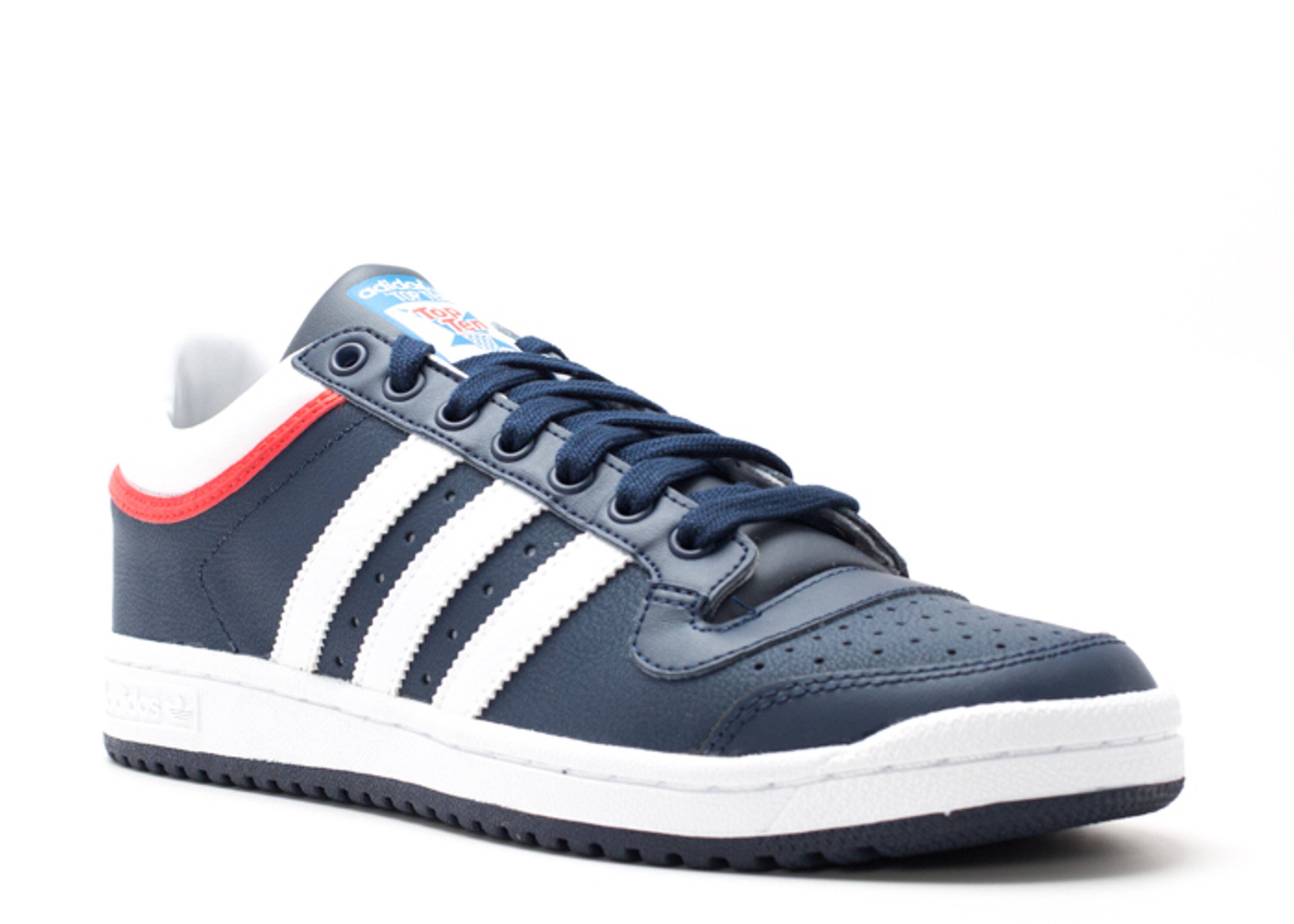 Top Ten Lo - Adidas - C77112 - collegiate navy/footwear white/scarlet |  Flight Club