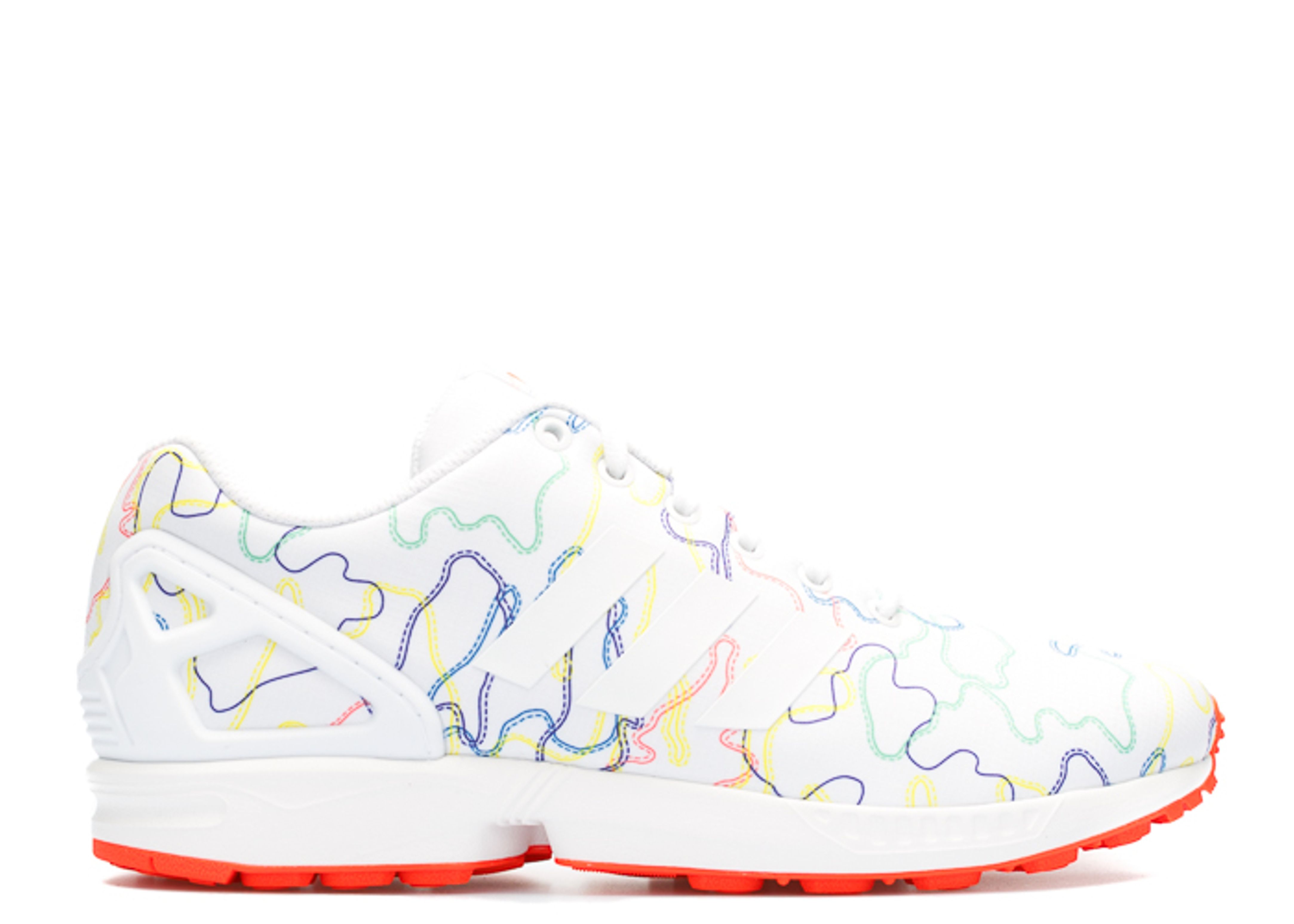 ZX Flux - Adidas - AQ4904 - footwear white/footwear white/solar