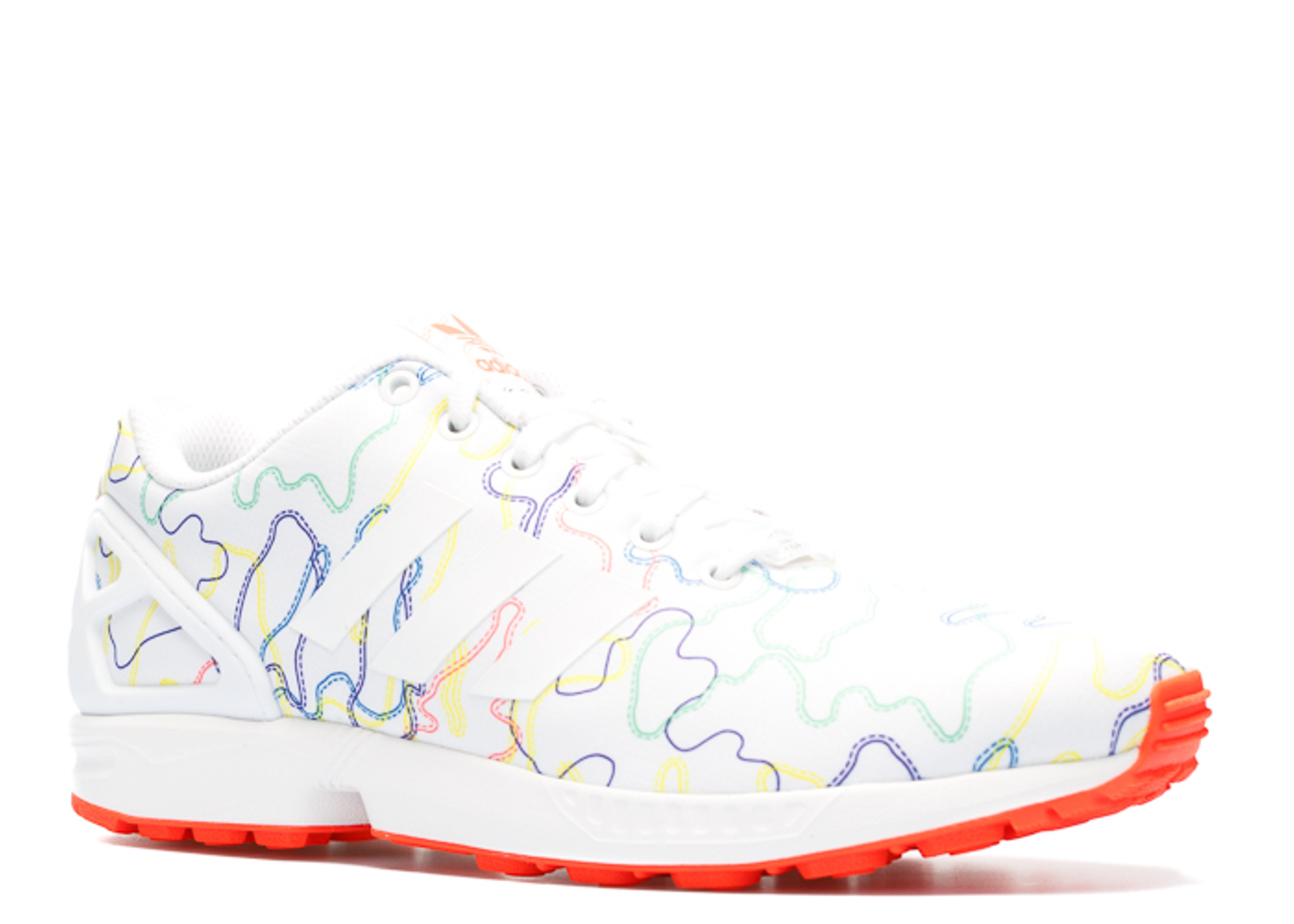 ZX Flux - Adidas - AQ4904 - footwear white/footwear white/solar