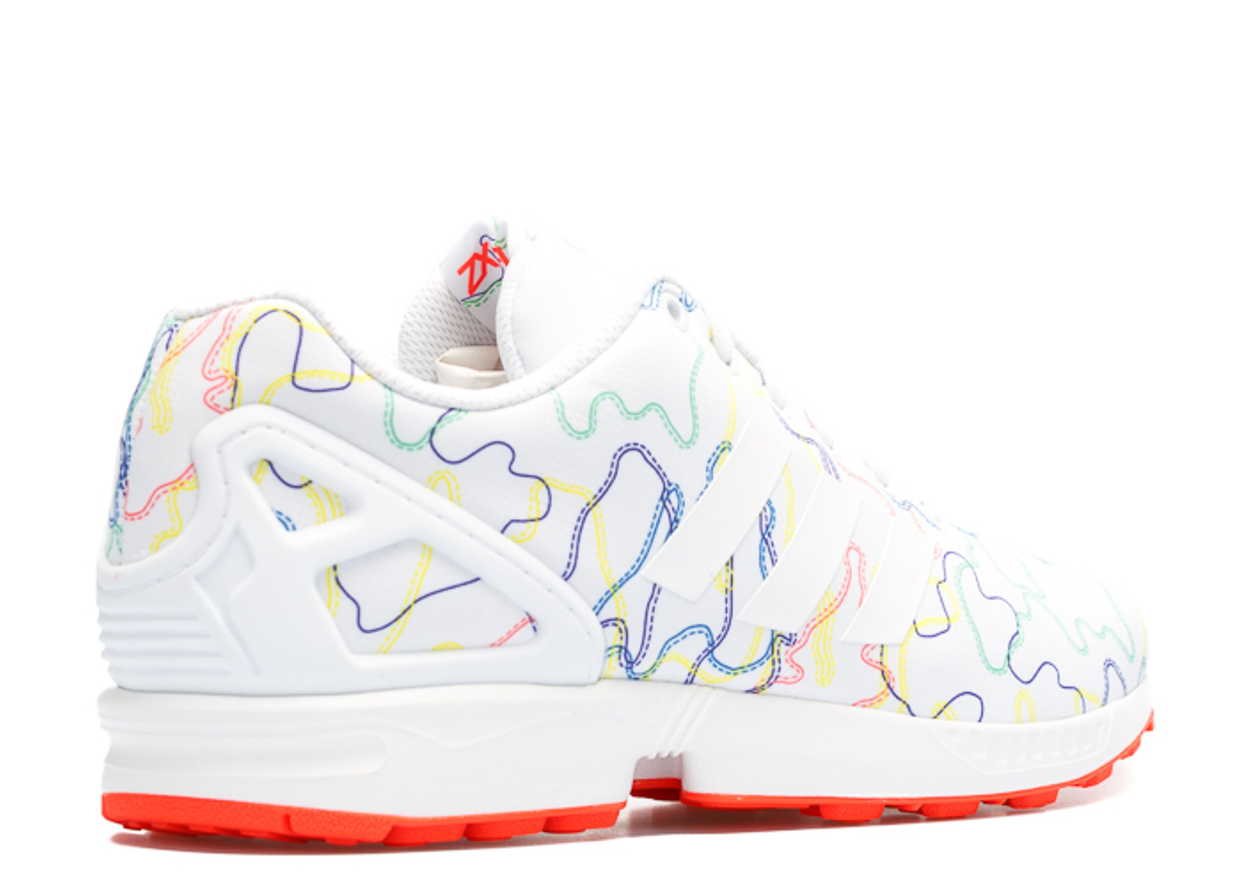 ZX Flux - Adidas - AQ4904 - footwear white/footwear white/solar