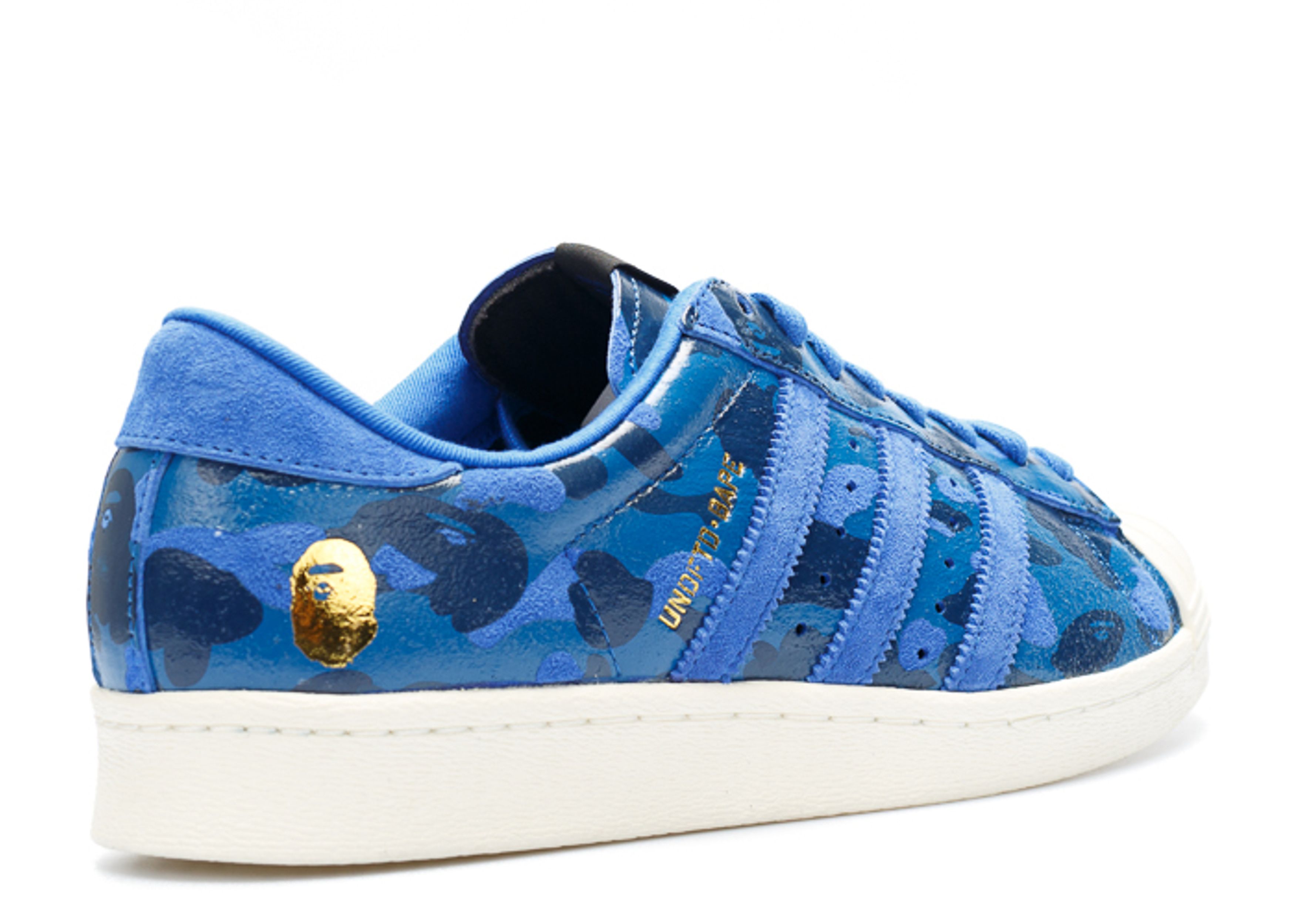 A Bathing Ape x Undeafeated x Superstar 80s 'Blue Camo'