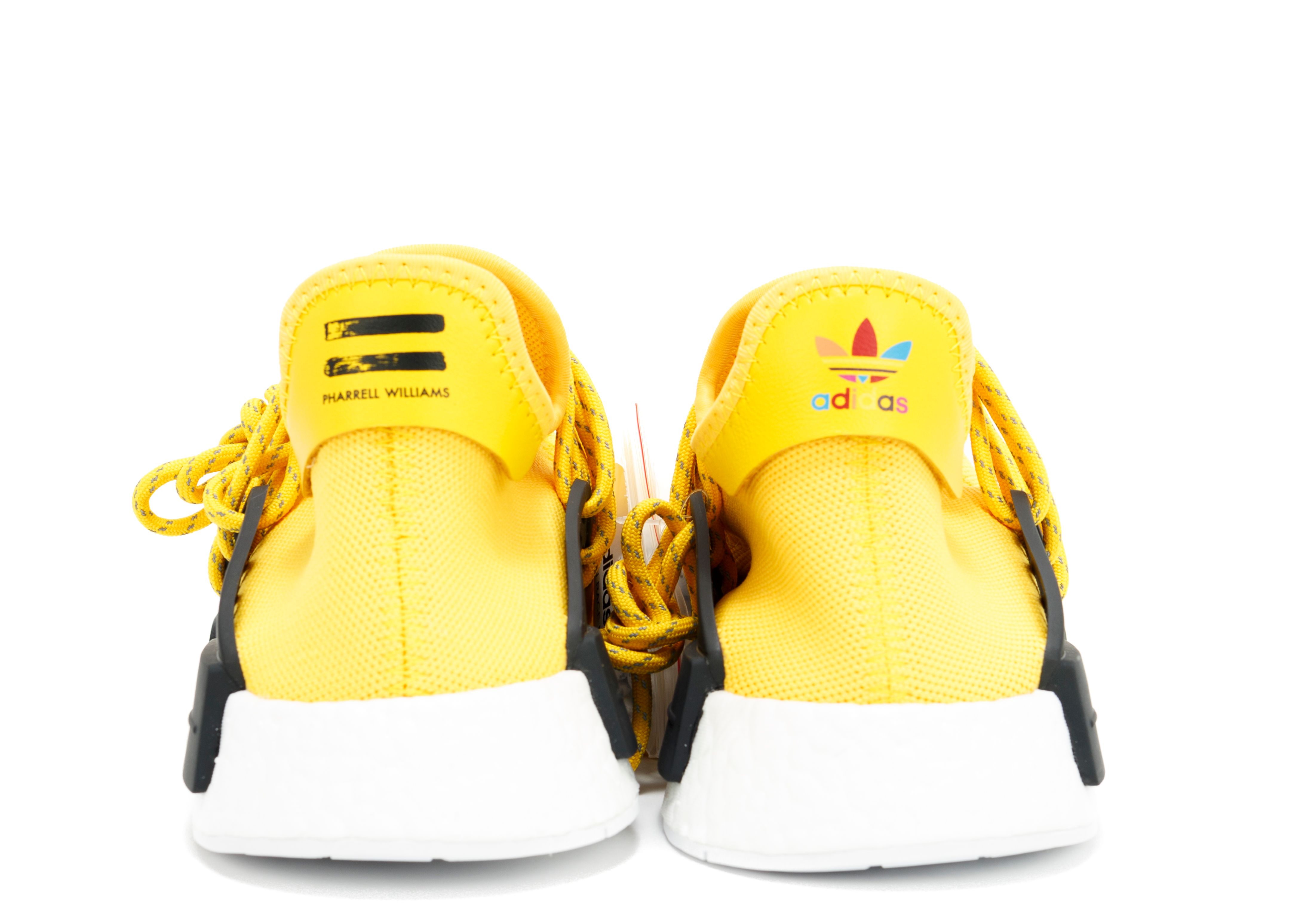 adidas human race shoes yellow