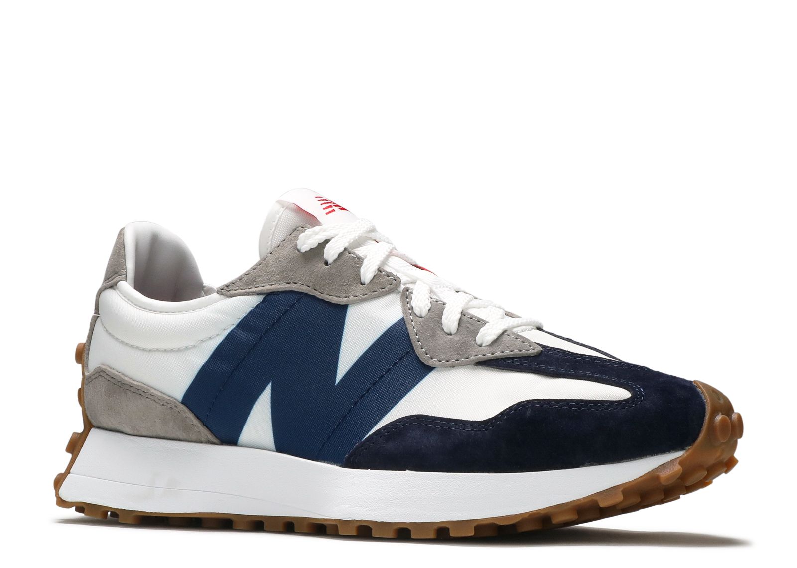 NEW BALANCE CLASSIC 327 MENS SHOES SIZE 10.5 NAVY WHITE New Balance 327 Marine - Fast delivery | Spartoo Europe  main image 4