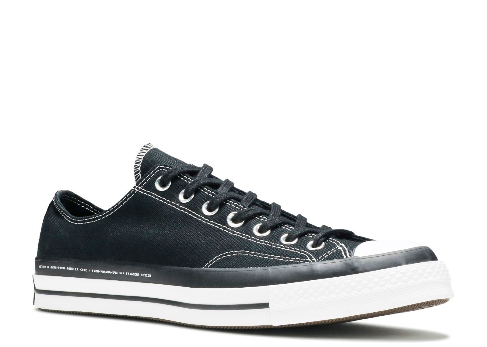 Converse chuck 70 low top black on sale