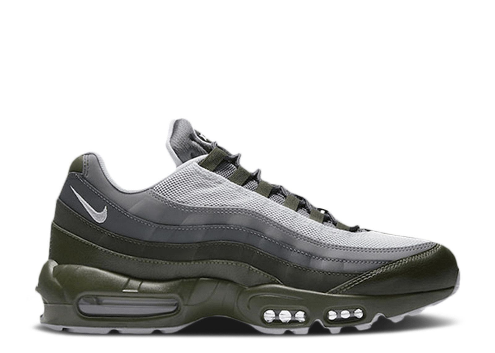 Nike Air Max 95 Classic Cargo Khaki Pure Platinum 749766-302 Mens Size 9 New Nike Air Max 95 (Cargo Khaki/Medium Olive-Black) – CNCPTS main image 4