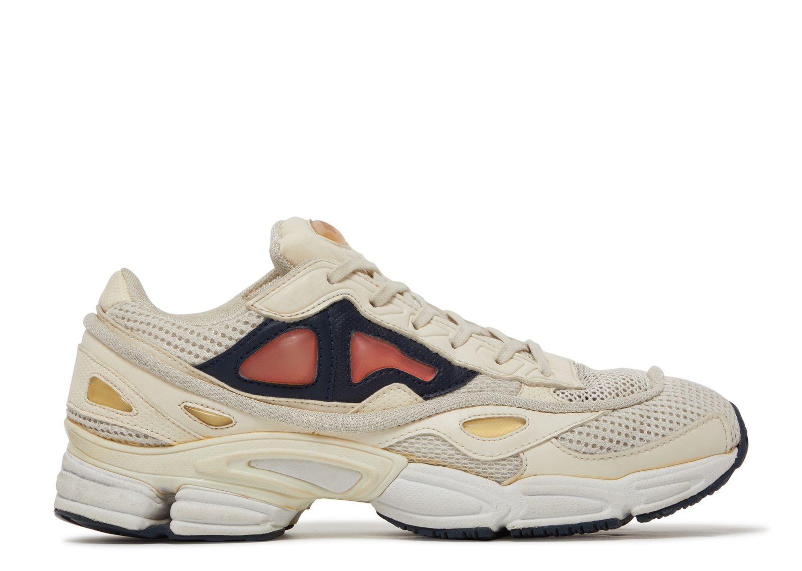 靴 RAF SIMONS OZWEEGO Raf Simons X Ozweego - Adidas - S74583 - chalk white/orange/navy