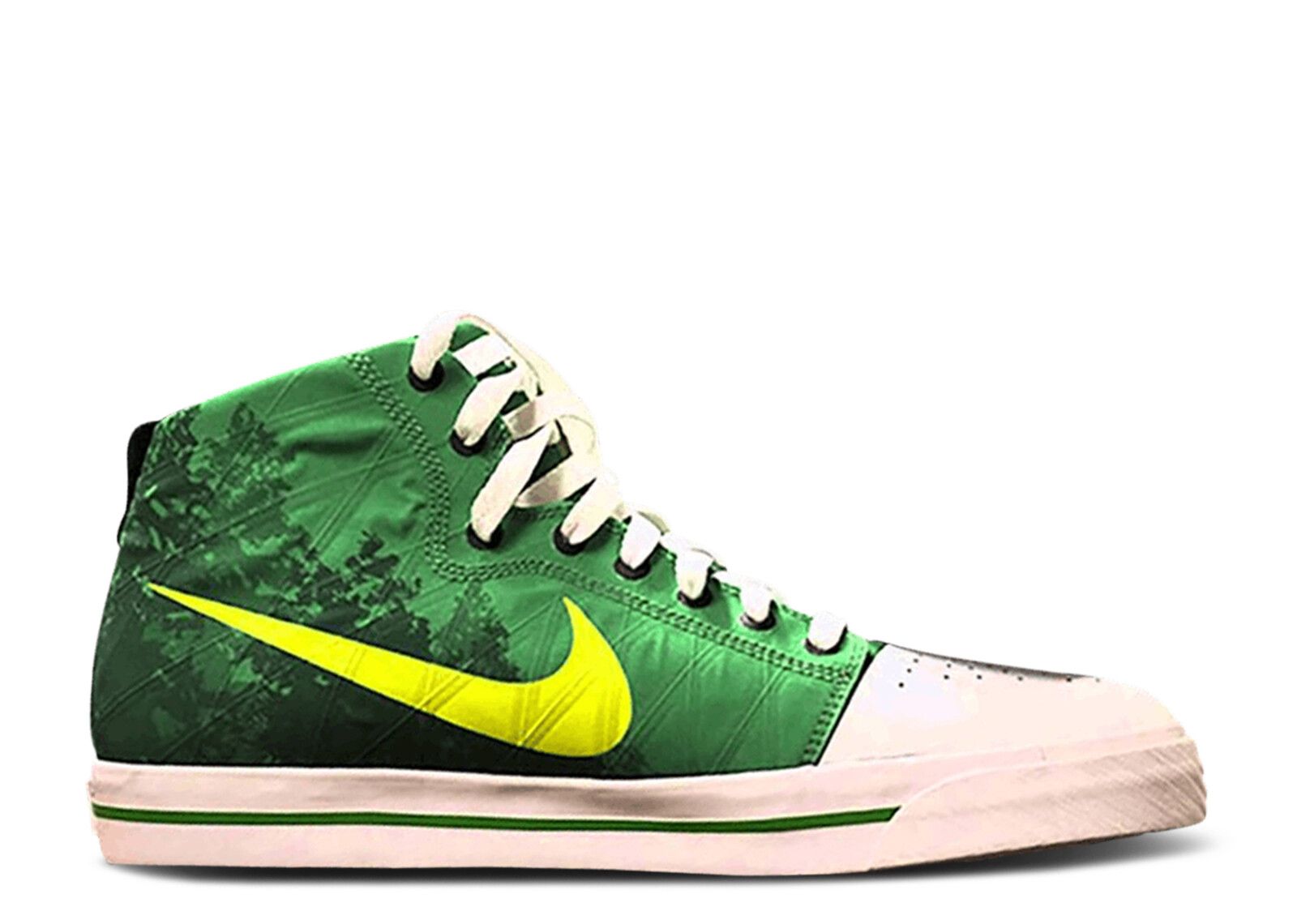 NIKE Oregon Ducks Pit Crew Player High Top Men size 13 Nike Pit Crew Oregon Ducks for Sale | Authenticity  main image 3
