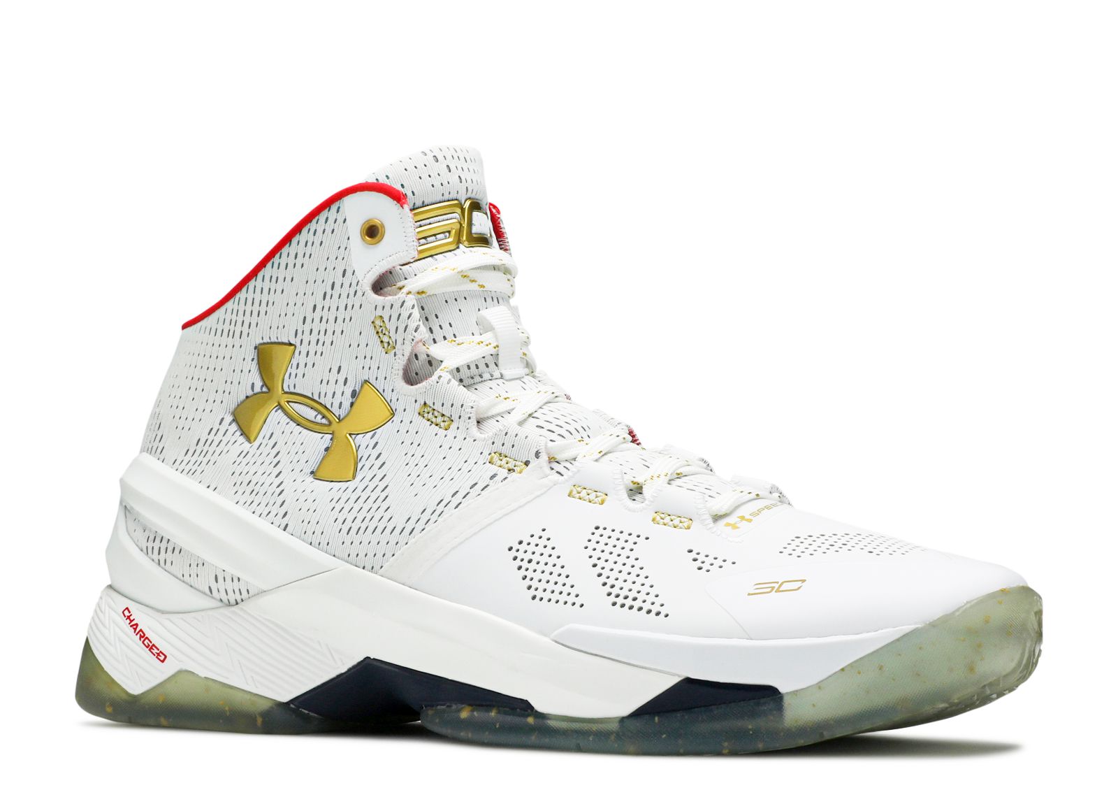 Under Armour Curry Two 2 All Star 2016 White GOLD Red CNY Chinese