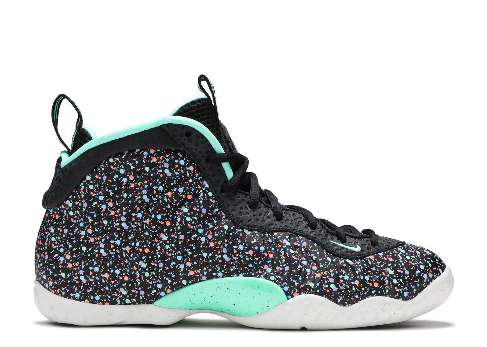 Little Posite One Easter Nike 846077 004 black green glow