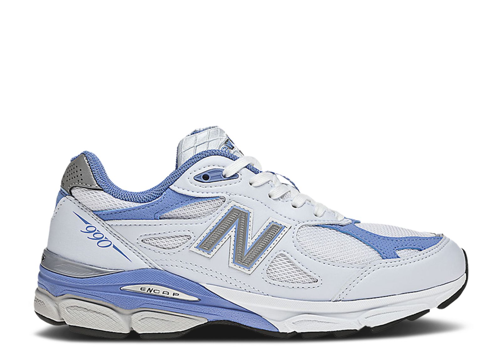 New balance ☆ made in USA 990v3 W990WB3 ホワイトxブルー New Balance Wmns 990v3 Made In USA Wide 'White Blue' - New