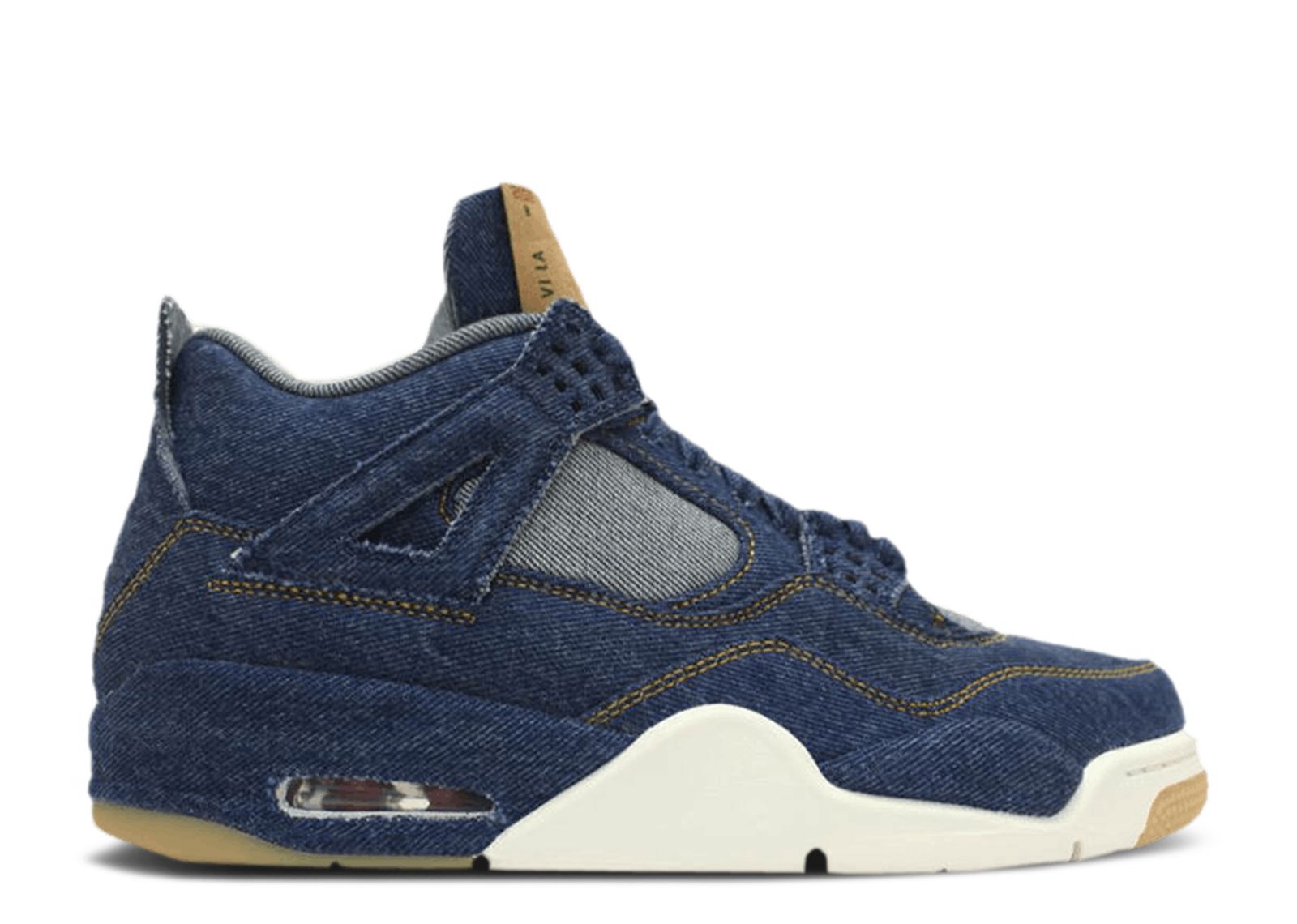 Levi s X Jordan 4 Retro Denim Sample Air Jordan AO2571 401 S denim denim sail game red Flight Club