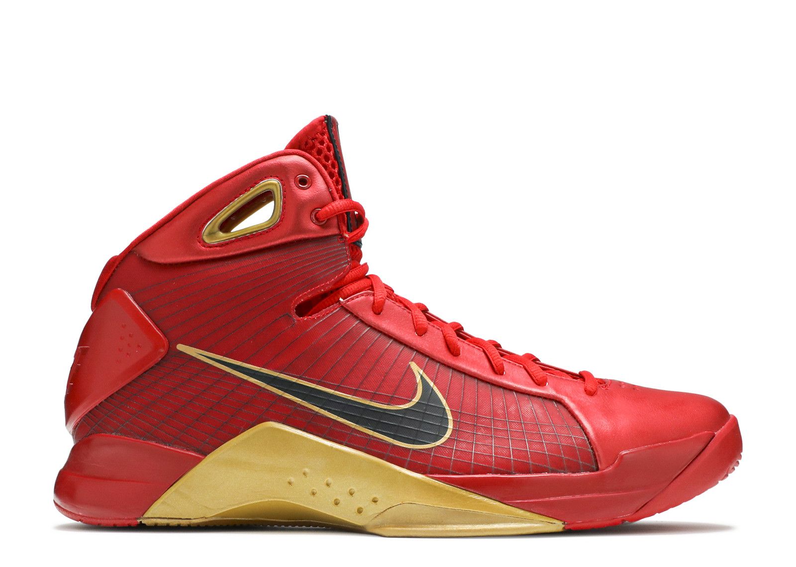 2008 Men\'s Nike Hyperdunk Supreme China Red Gold Black Size 10.5 Used Rare OG Extremely rare heat! ? Do you know the history behind these  main image 3