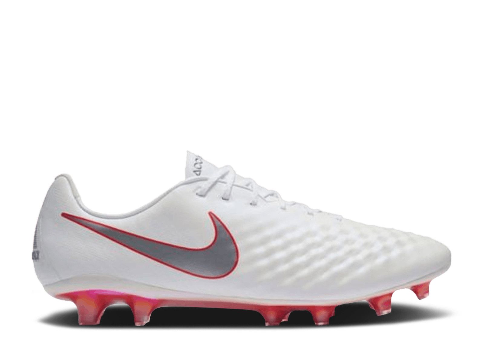 Magista Obra Elite FG 'White Grey Crimson' Nike AH7305 107