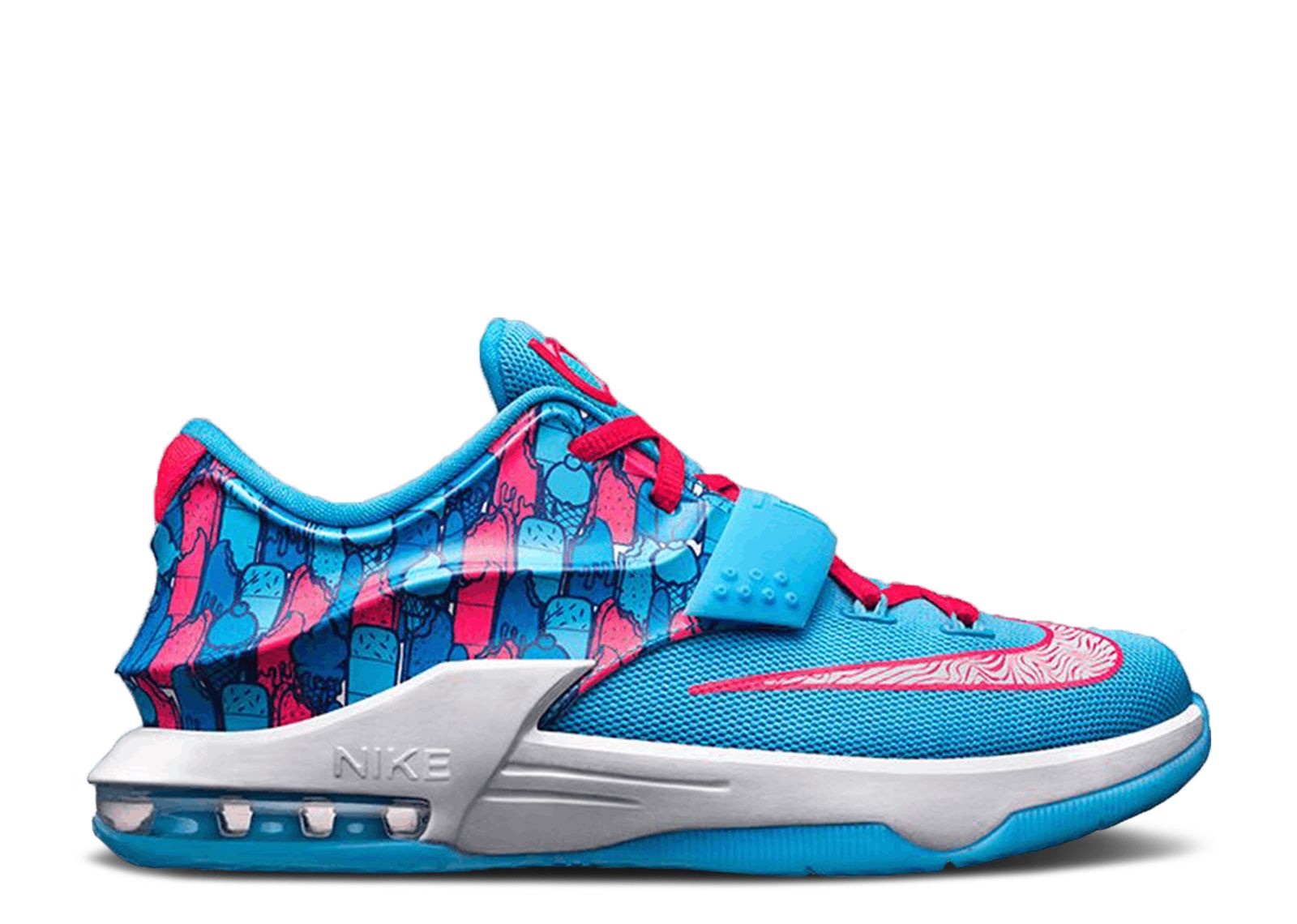 KD 7 GS 'Ice Cream' - Nike - 669942 401 - clearwater/blue lagoon
