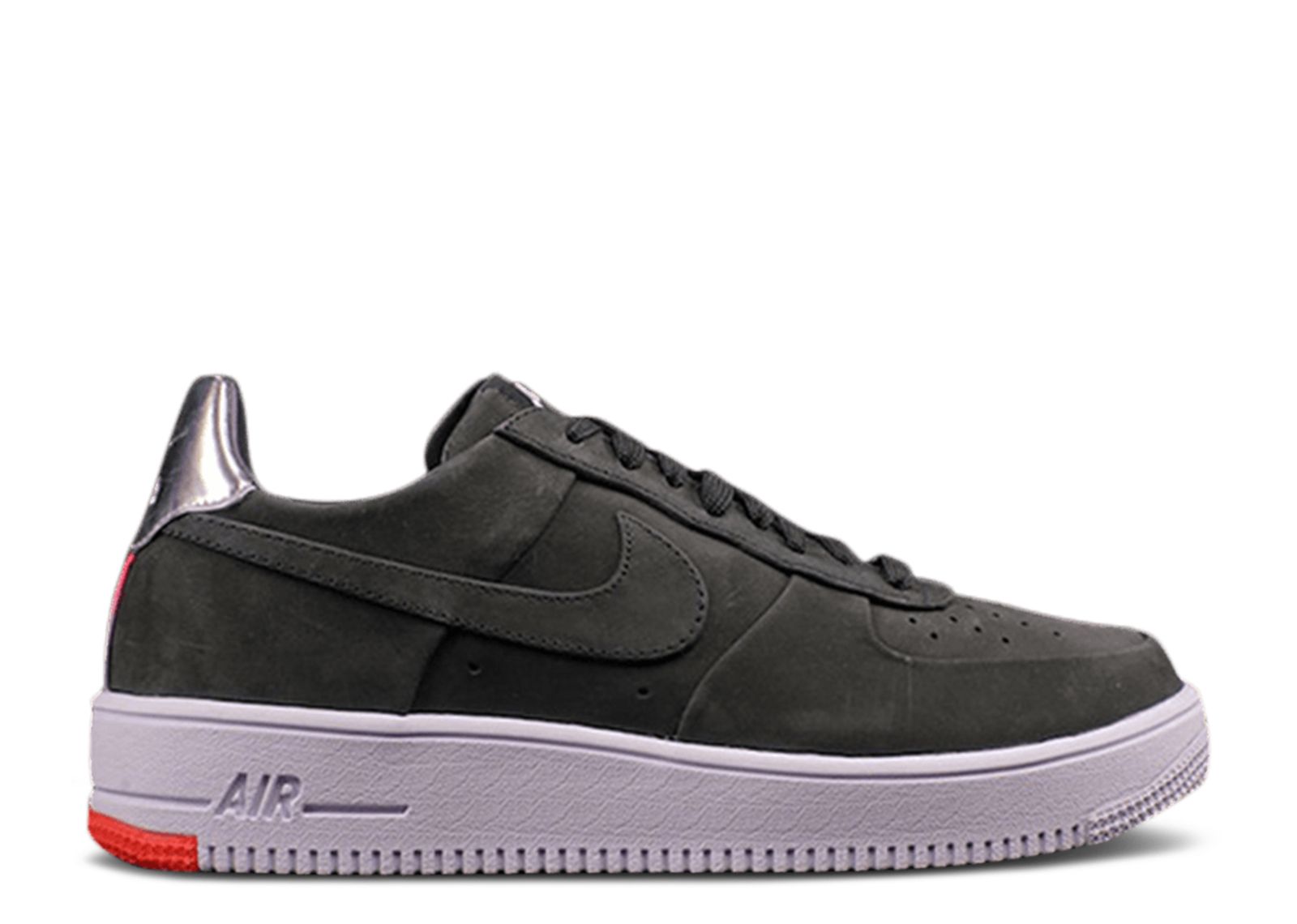 CR7 X Air Force 1 UltraForce FC QS Chrome Heel Nike 865306 001 black chrome white black Flight Club