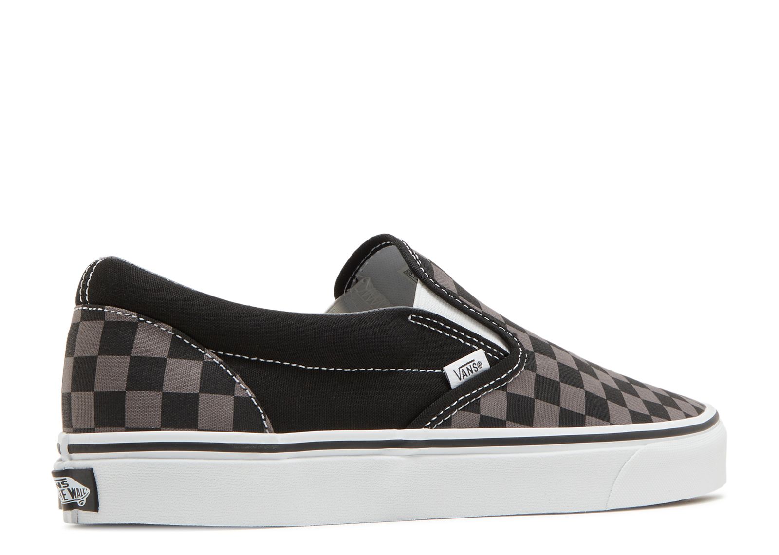 Vans checkerboard black outlet and pewter