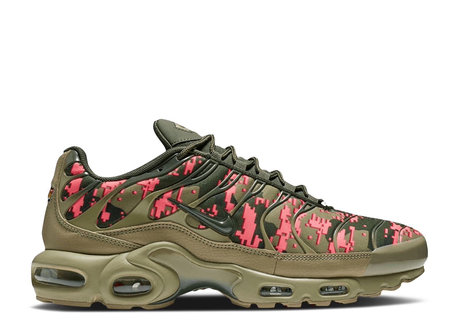 nike air max plus men's olive green