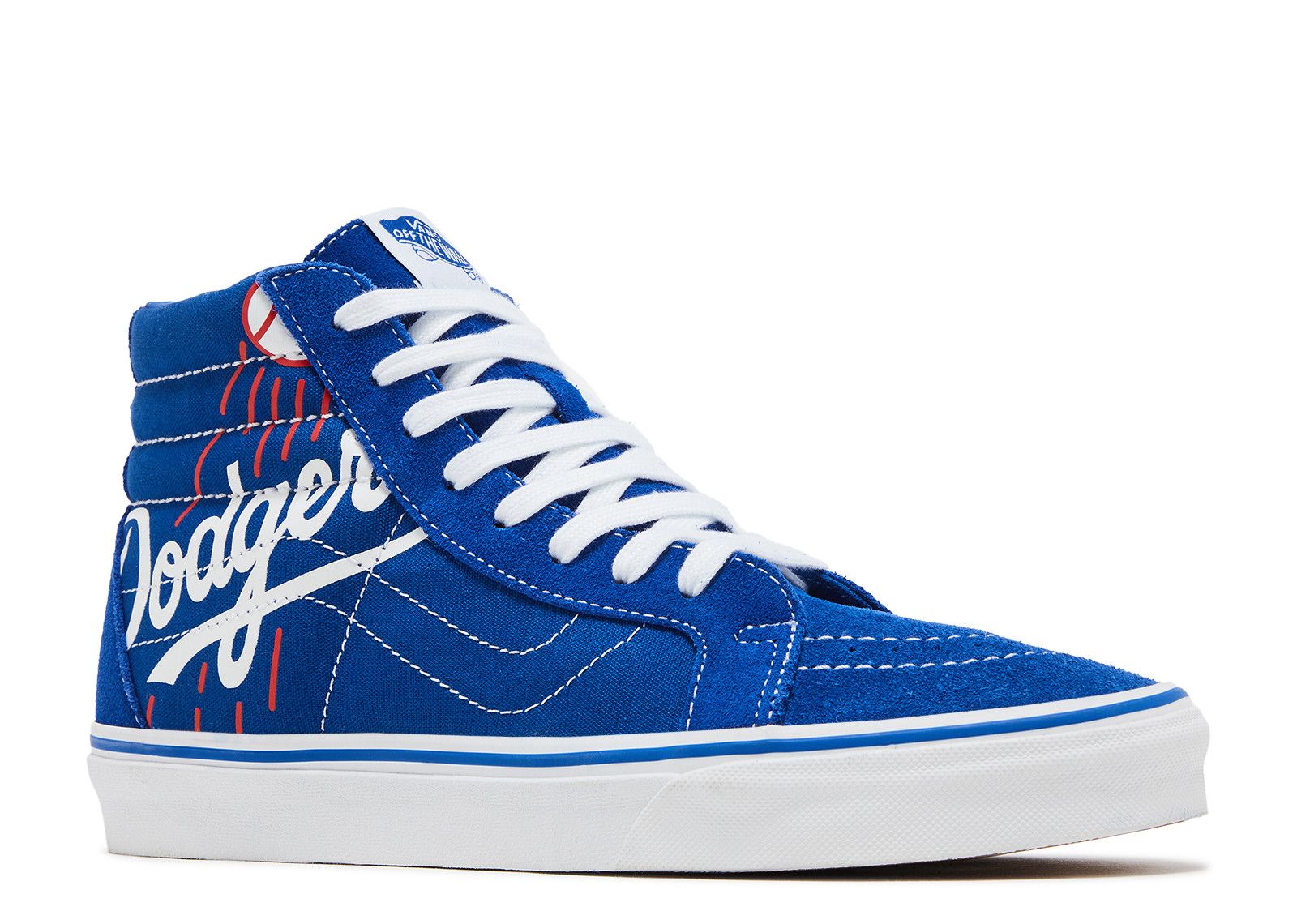 MLB X SK8 Hi Reissue 'Dodgers' Vans VN0A2XSBRT1 classic blue