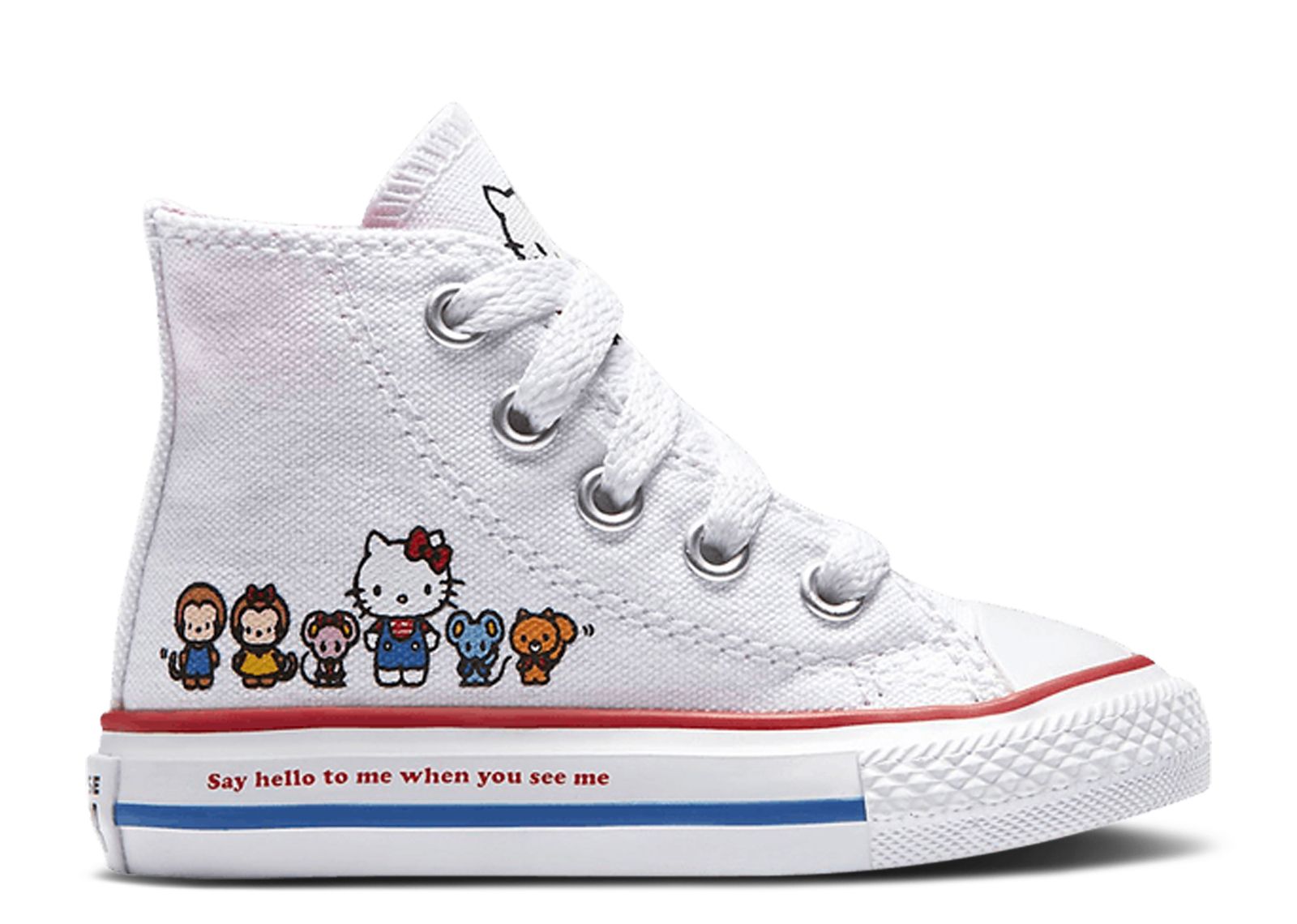 Converse x hello kitty chuck taylor all star canvas high top best sale